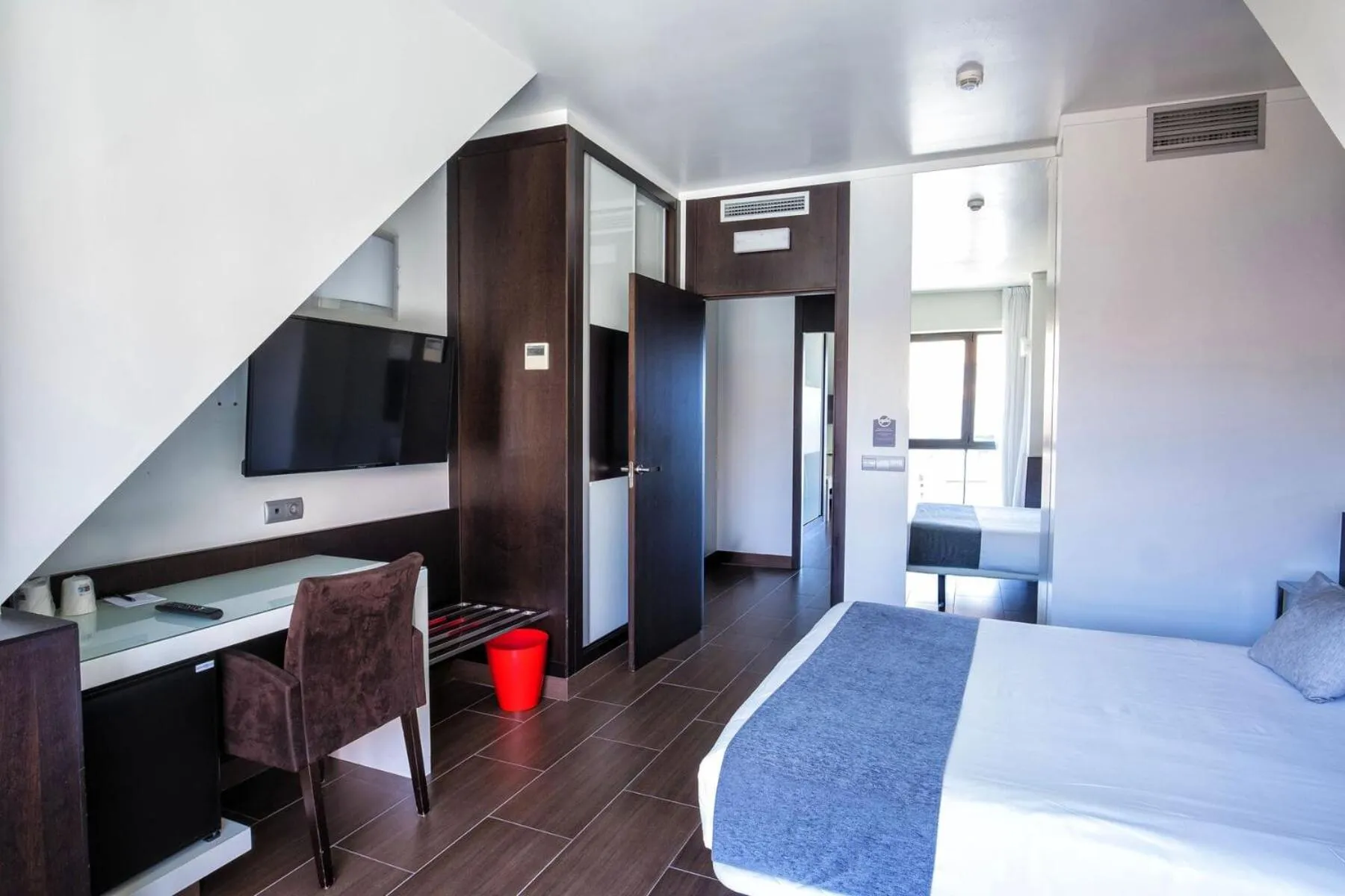 Bedroom, Bed in Hotel Alda Carril