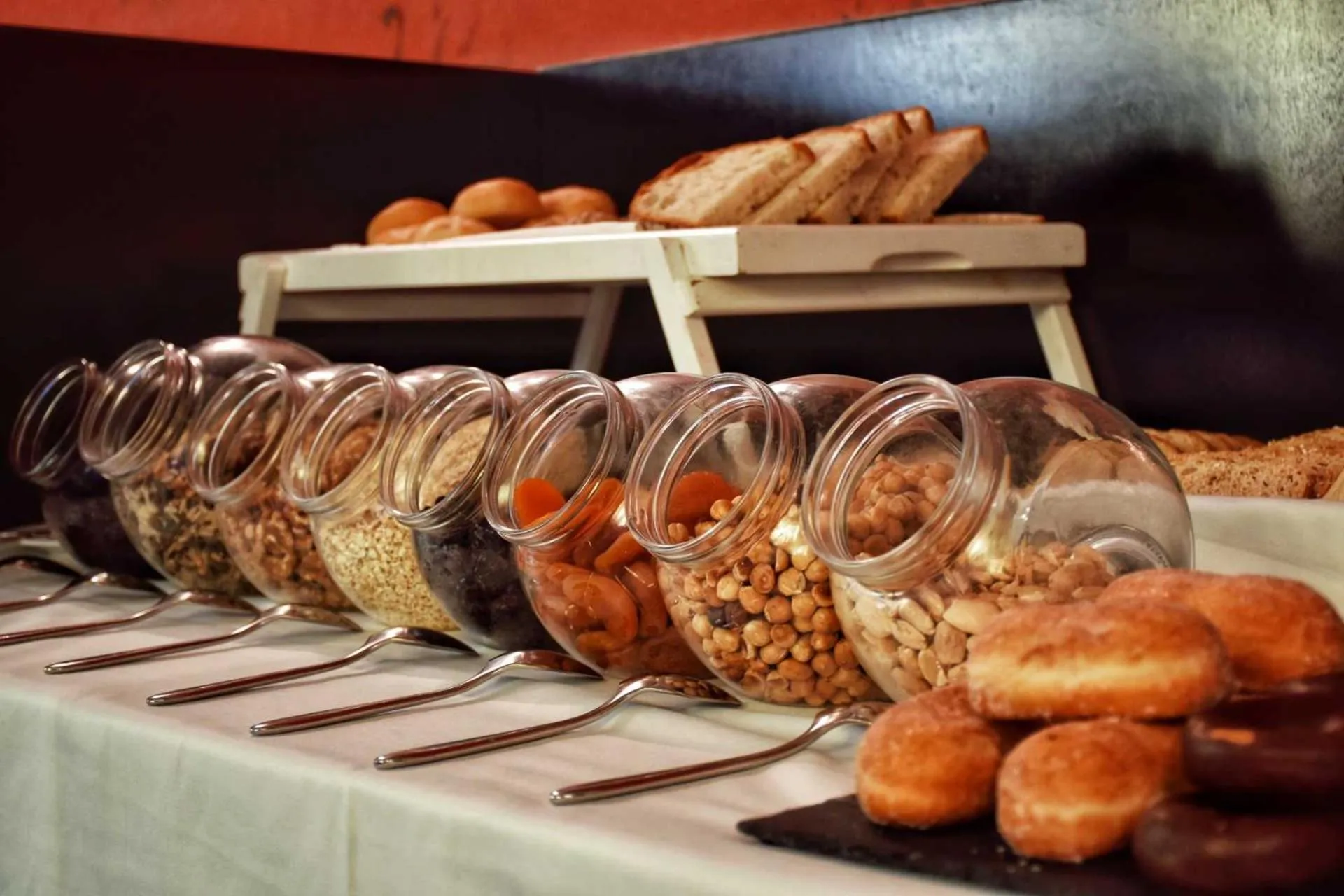 Buffet breakfast in Hotel Alda Carril