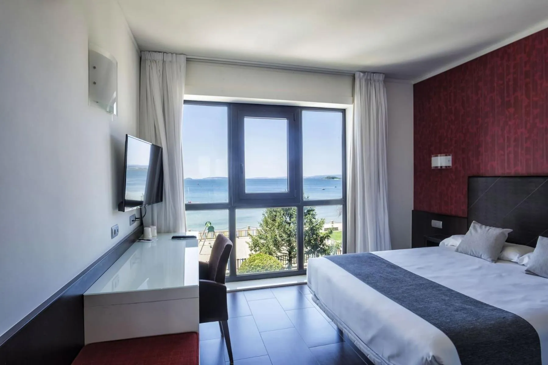 Bed in Hotel Alda Carril