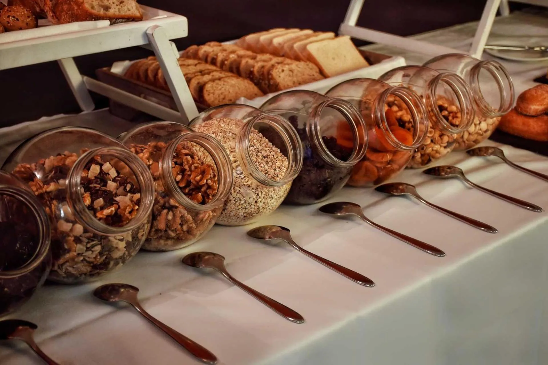 Buffet breakfast in Hotel Alda Carril