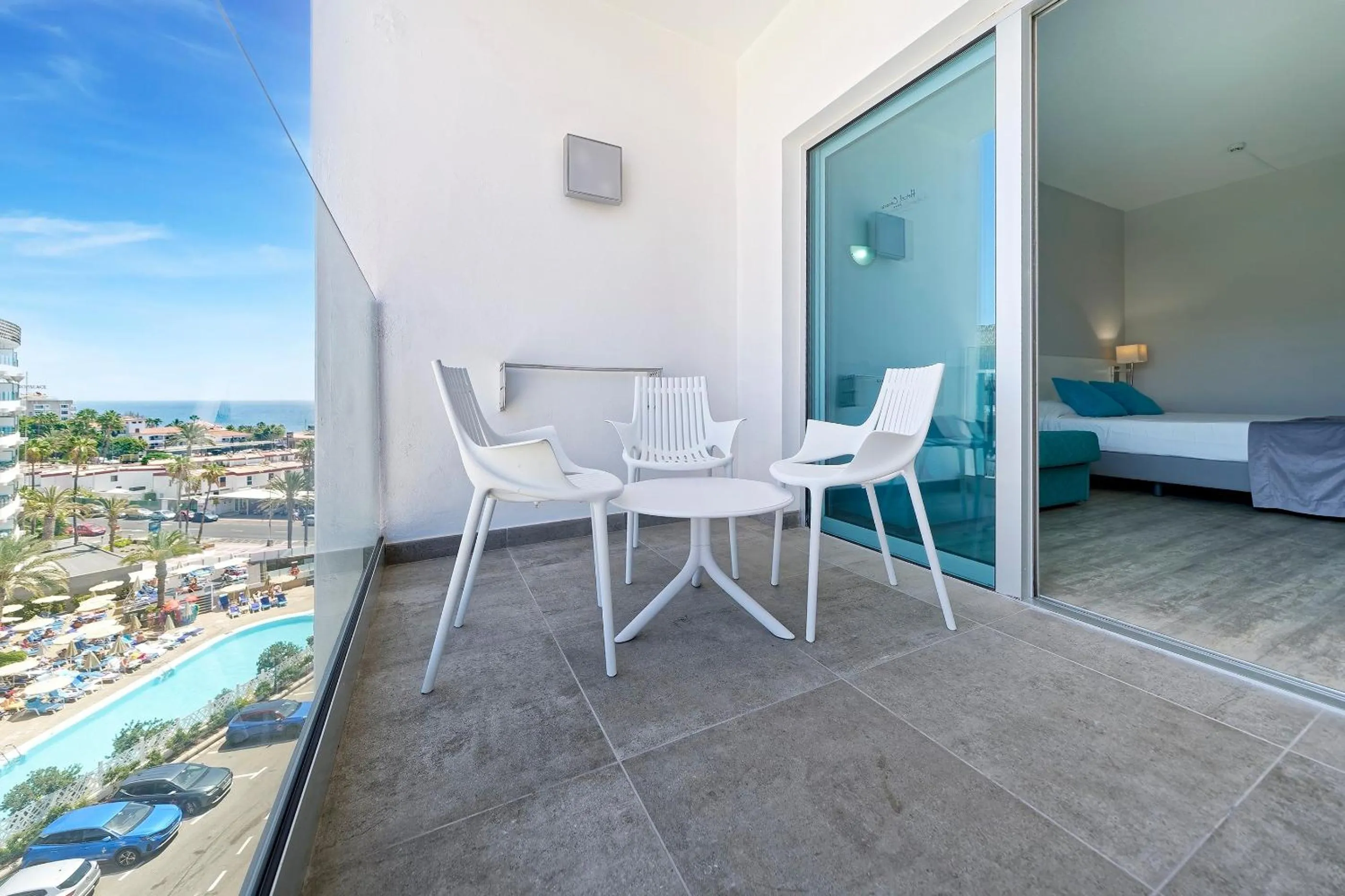 Bed in Hotel Caserio