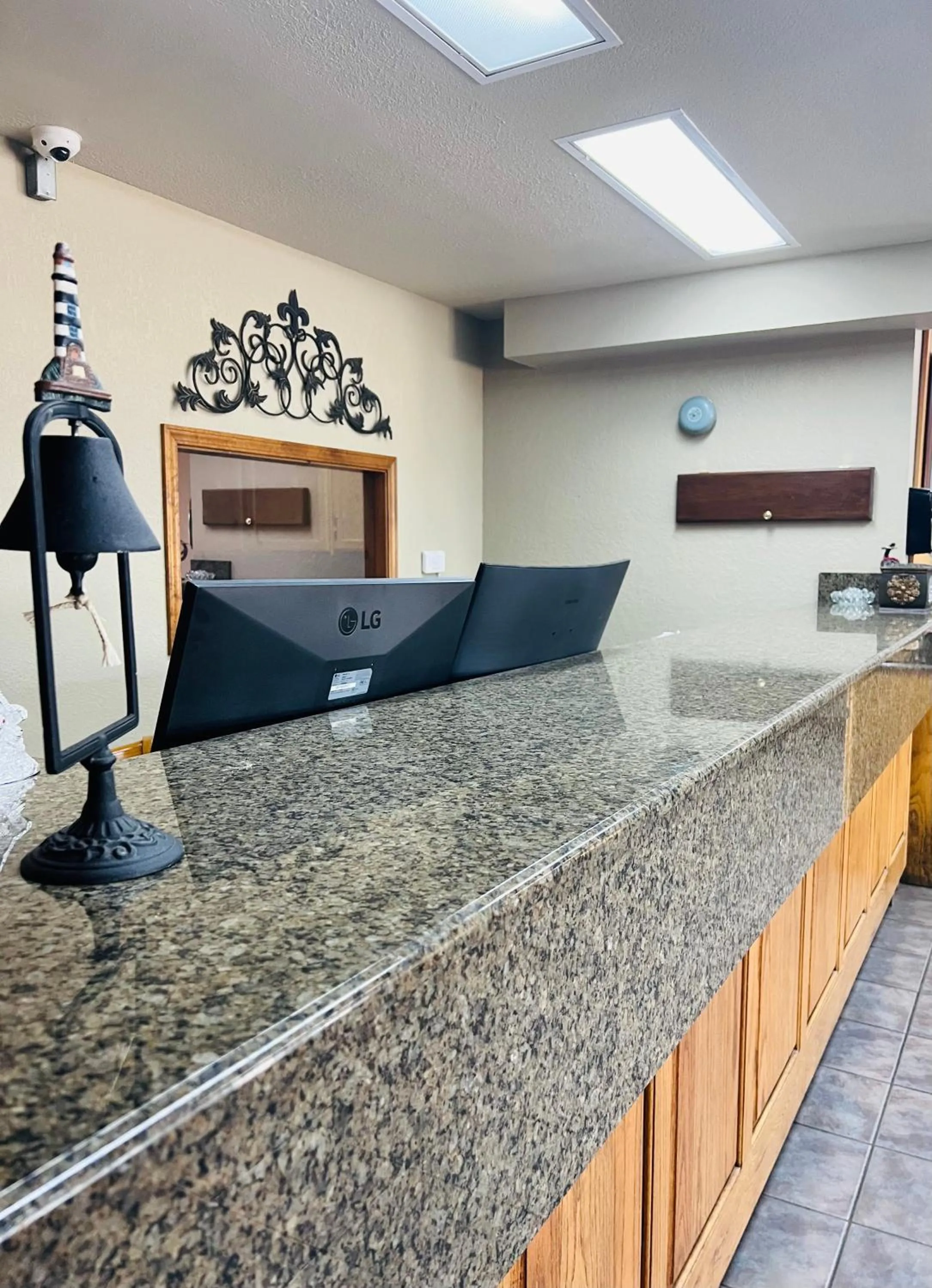 Lobby or reception in Cattle country lodge