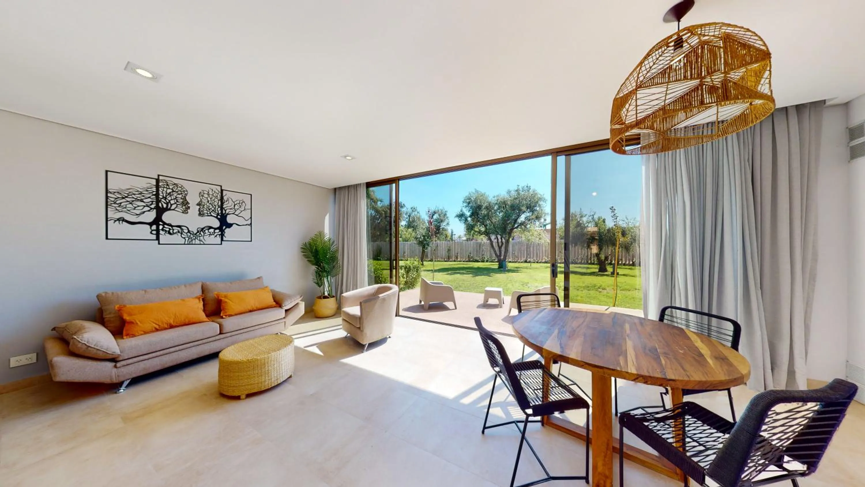 Living room in Liniers Green Apartments