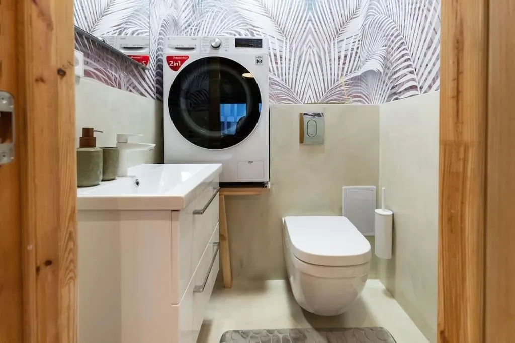 Toilet in Luxury apartment in Gedimino av.
