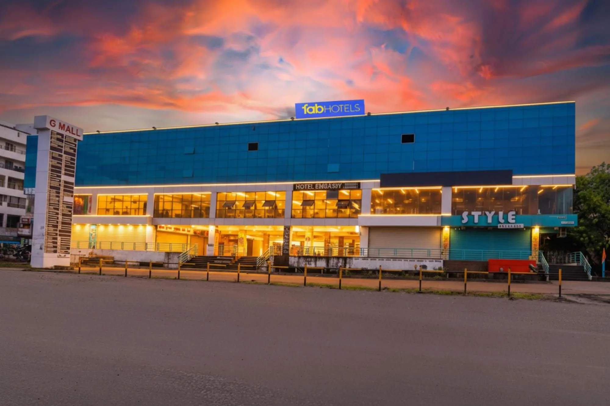 Property building in FabHotel Embassy near Amanora Mall