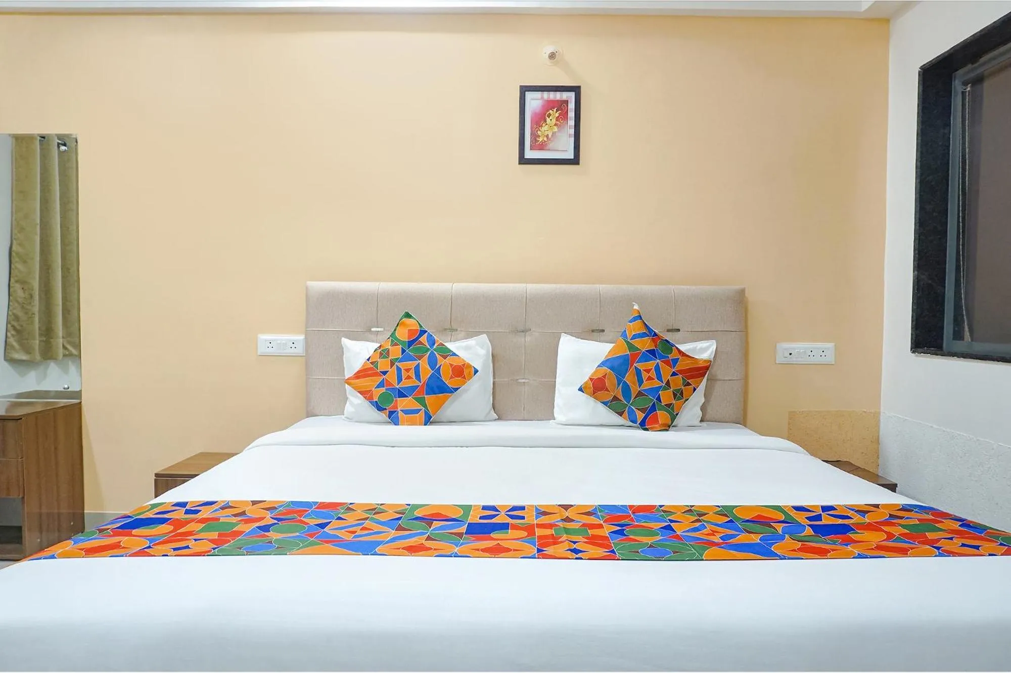 Bed in FabHotel Embassy near Amanora Mall