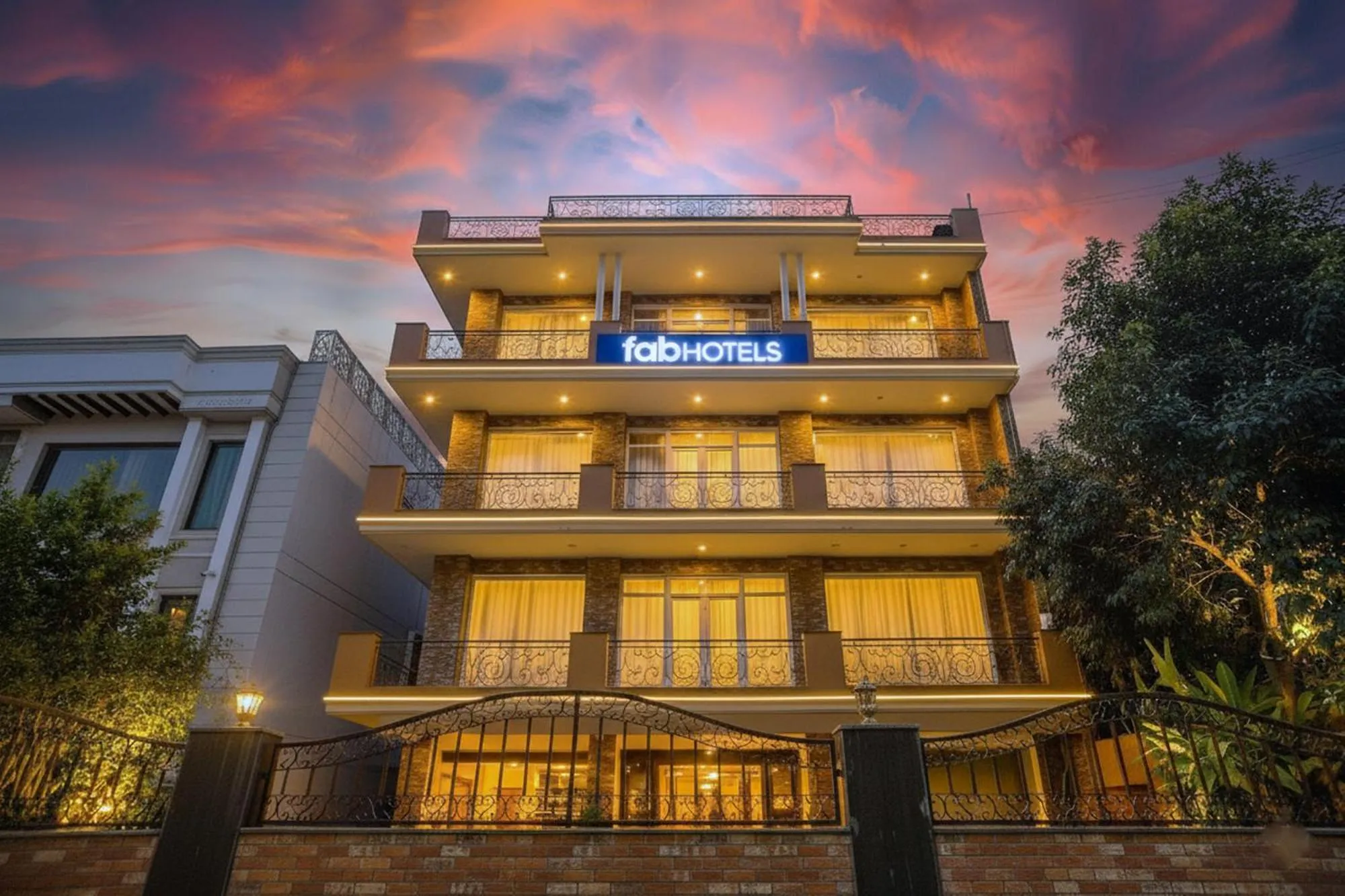 Property building in FabHotel Grihum