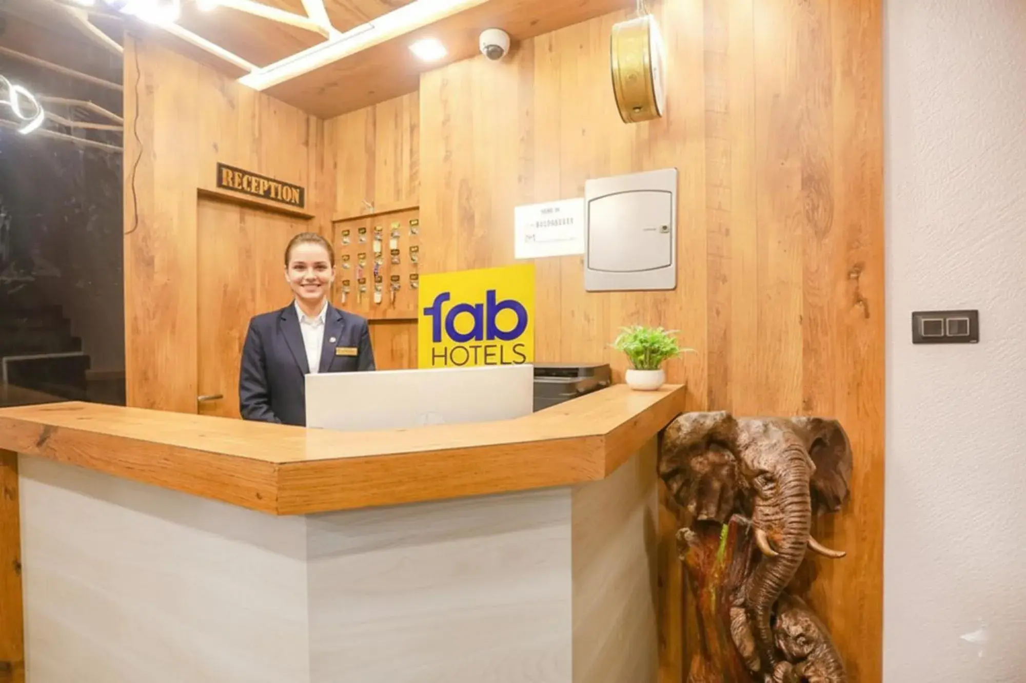 Lobby or reception in FabHotel The Treenity House Lobby or reception in FabHotel The Treenity House