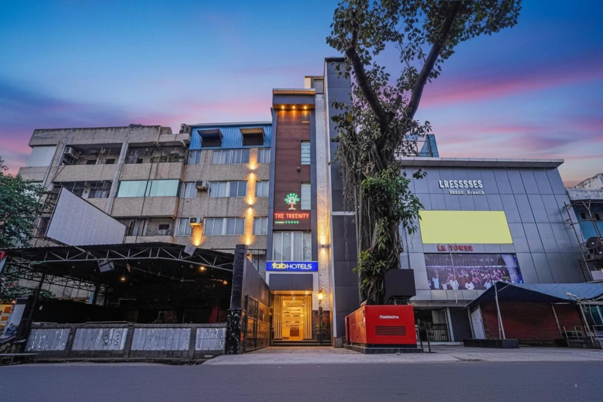 Property building in FabHotel The Treenity House