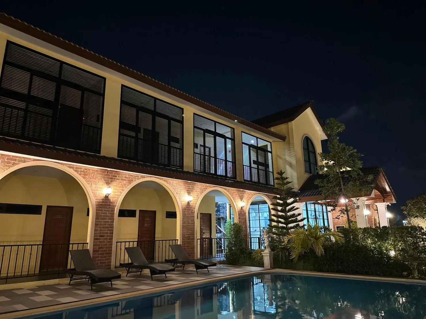 Property building in CottagePine Rayong Resort&Cafe