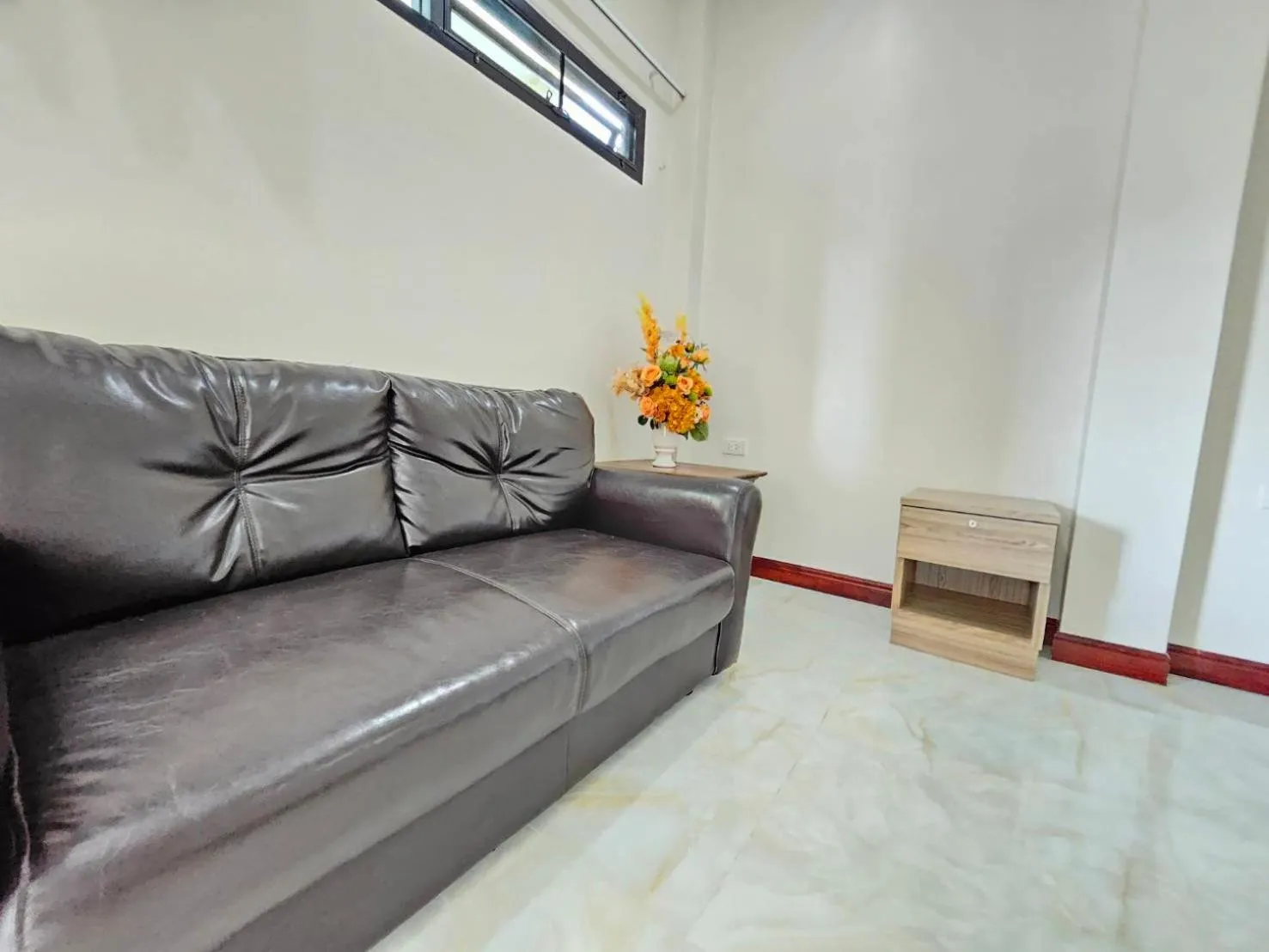 Seating area in CottagePine Rayong Resort&Cafe