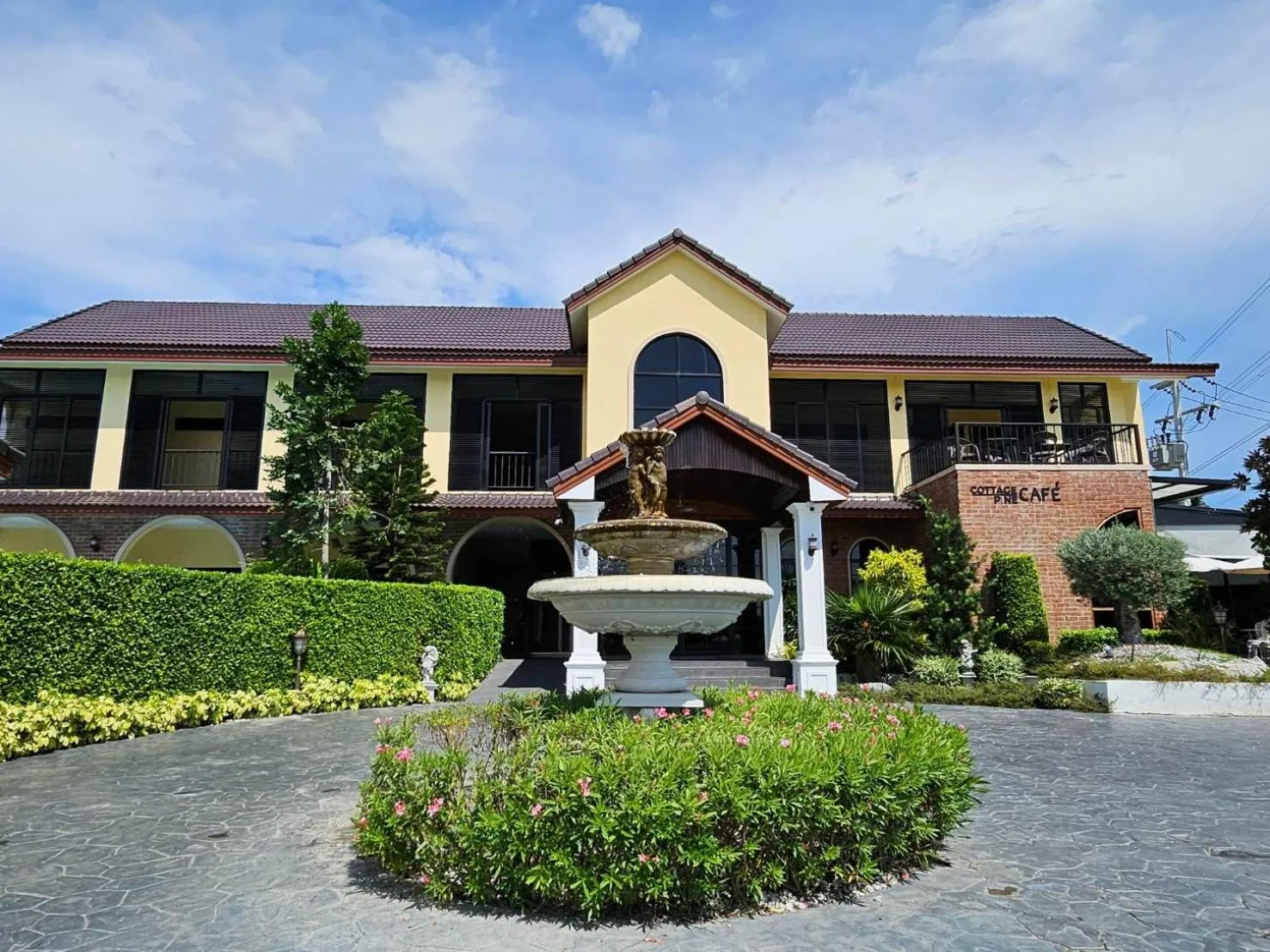 Property building in CottagePine Rayong Resort&Cafe
