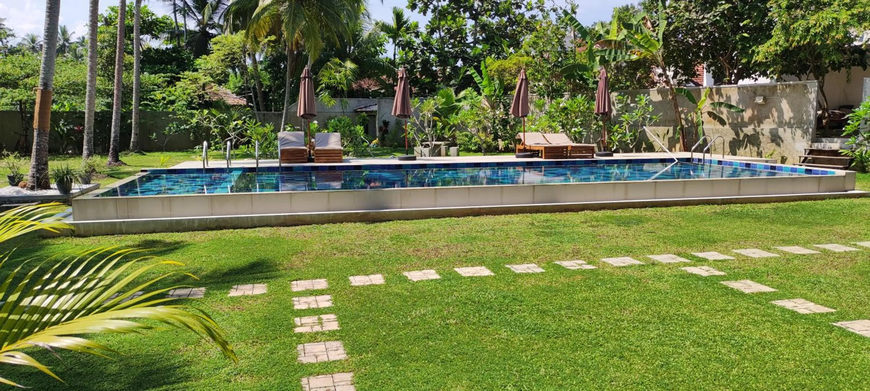Inner courtyard view in Mango Tree Villa Bentota