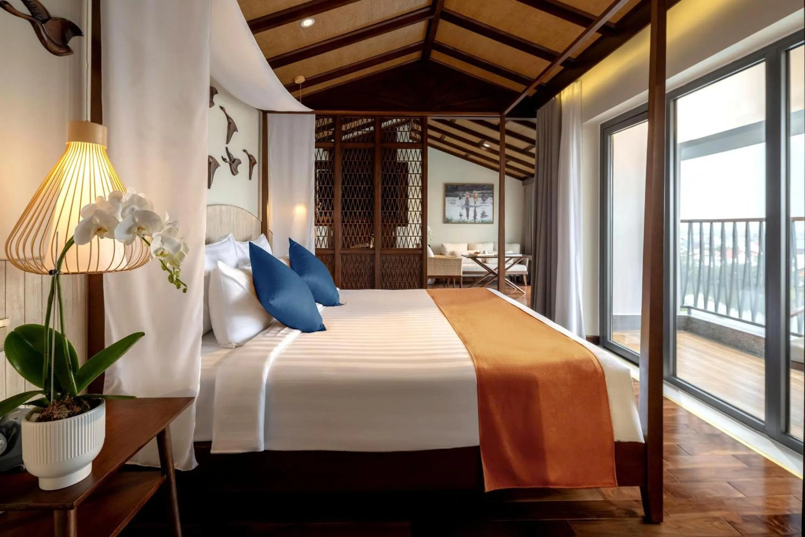 Bed in Little Oasis - An Eco Friendly Hotel & Spa