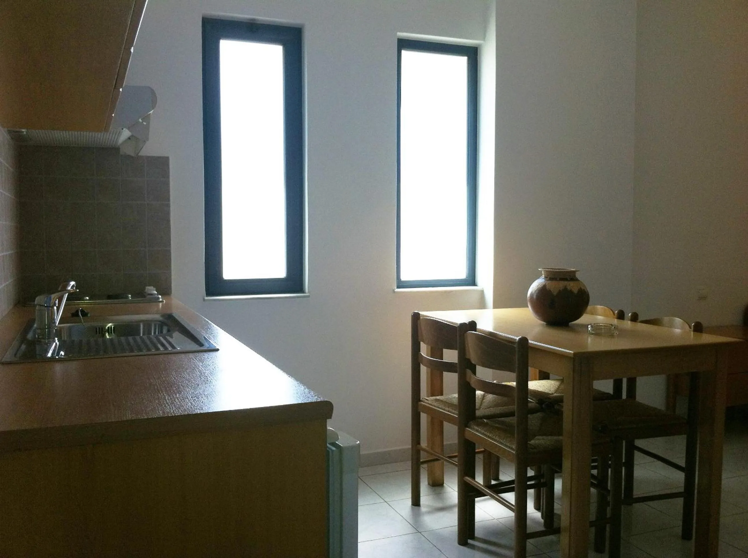 Kitchen or kitchenette in Angelika Apartotel