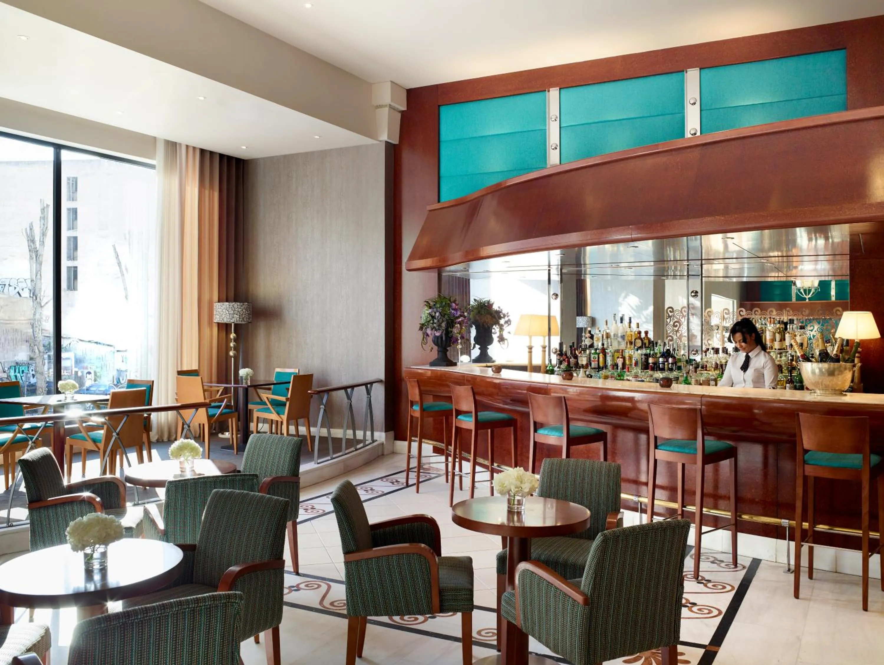 Communal lounge/ TV room in Athens Zafolia Hotel