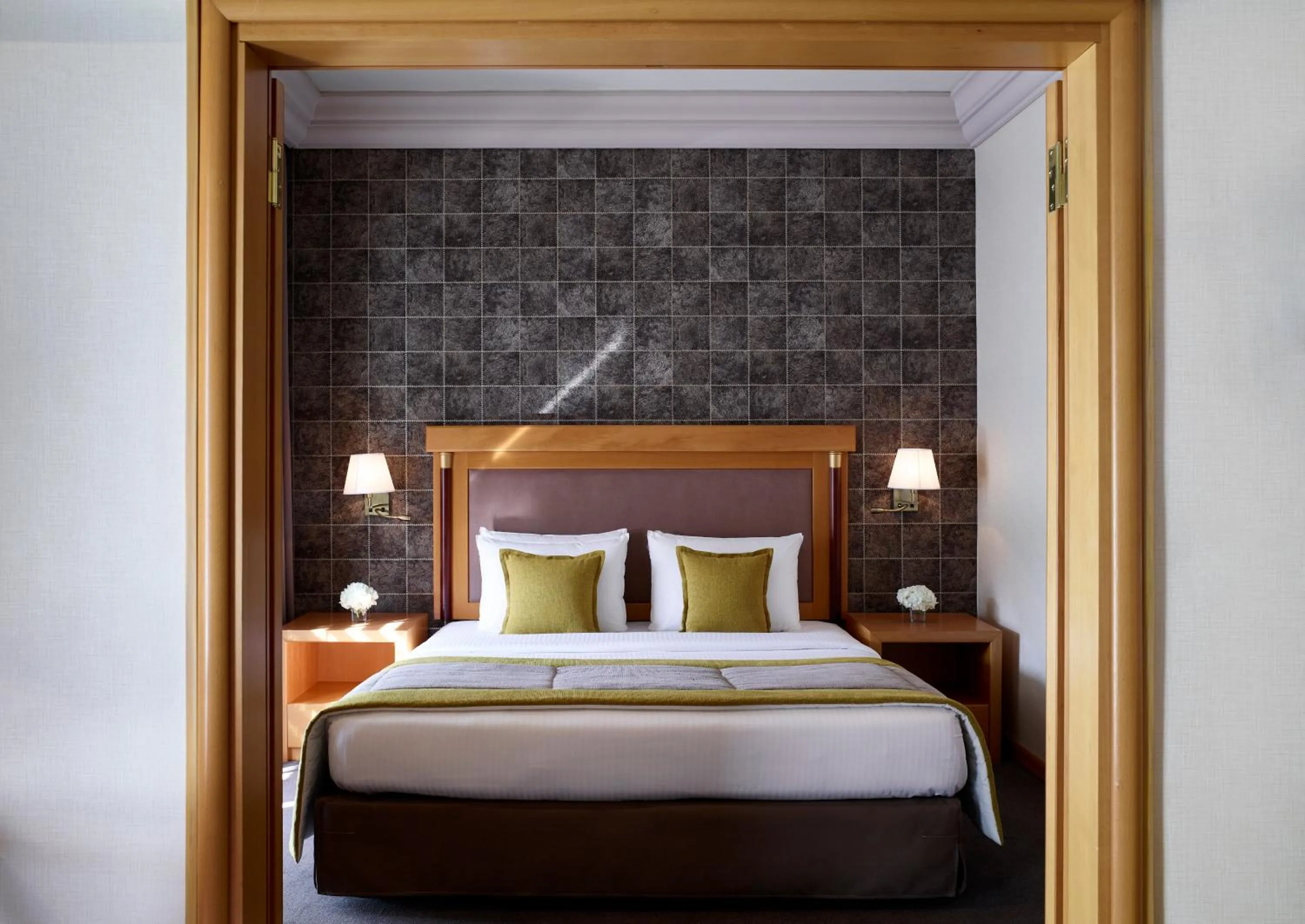 Bed in Athens Zafolia Hotel