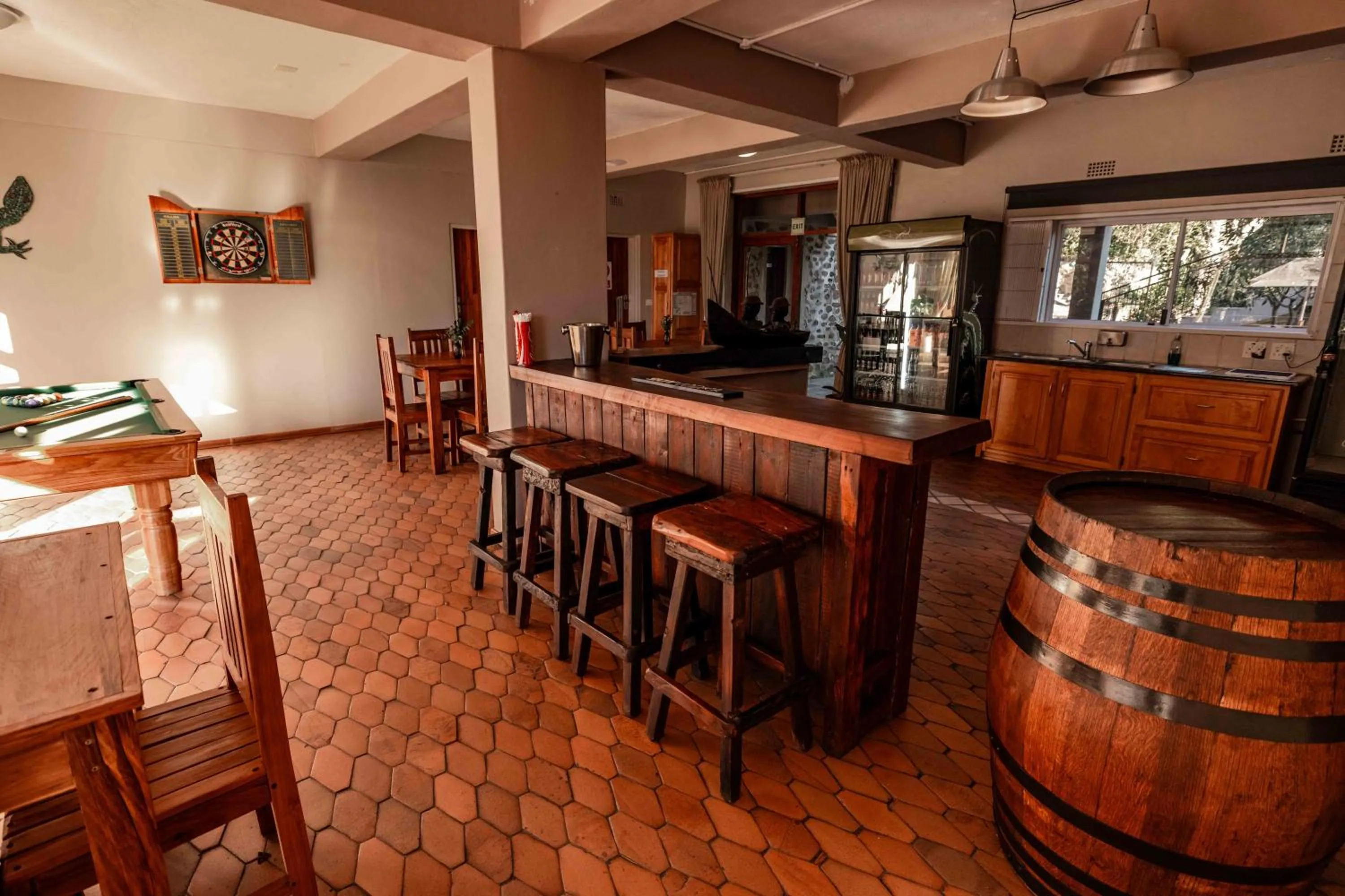 Restaurant/places to eat in The Green Lizard Guesthouse