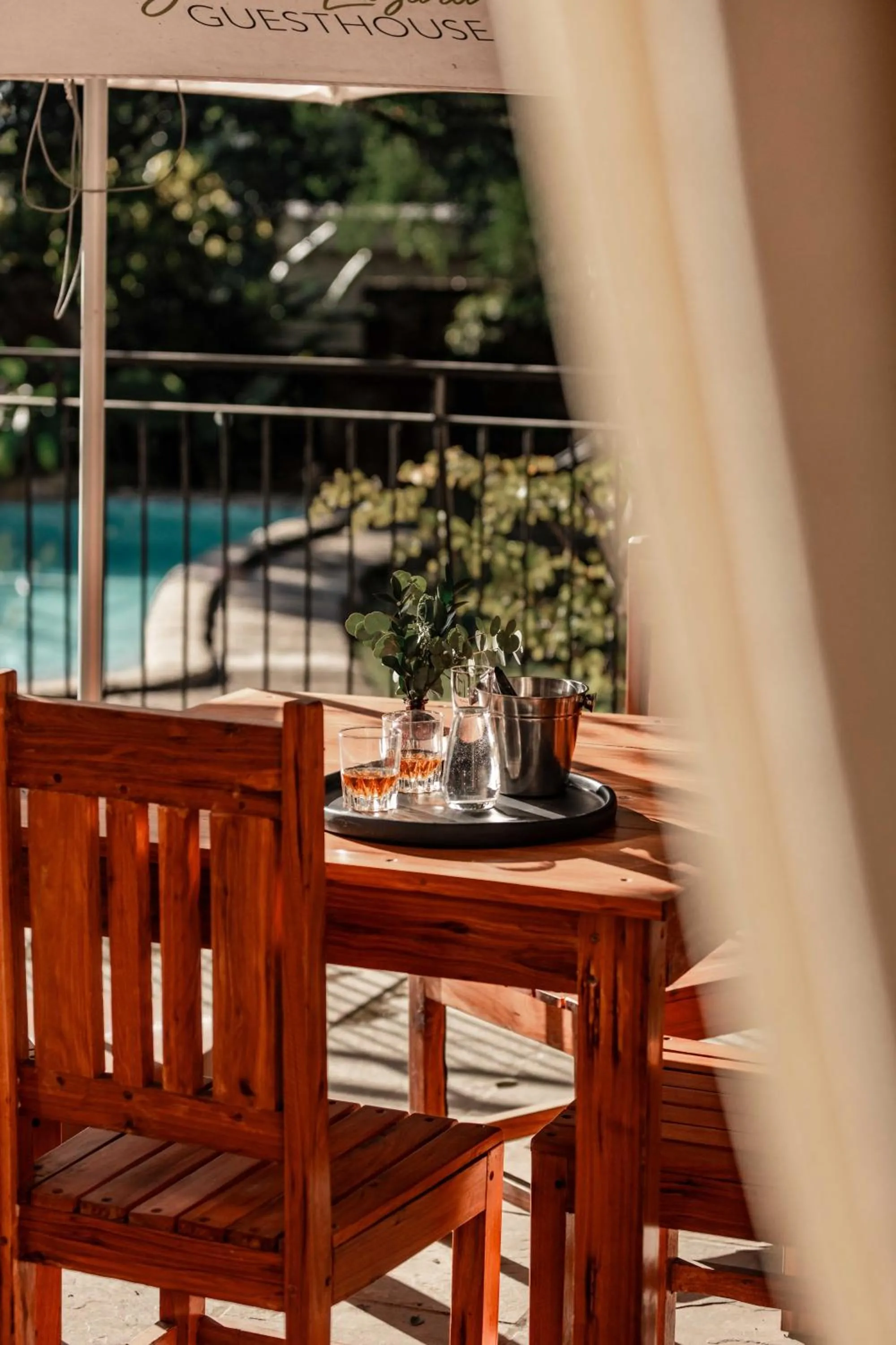 Patio in The Green Lizard Guesthouse