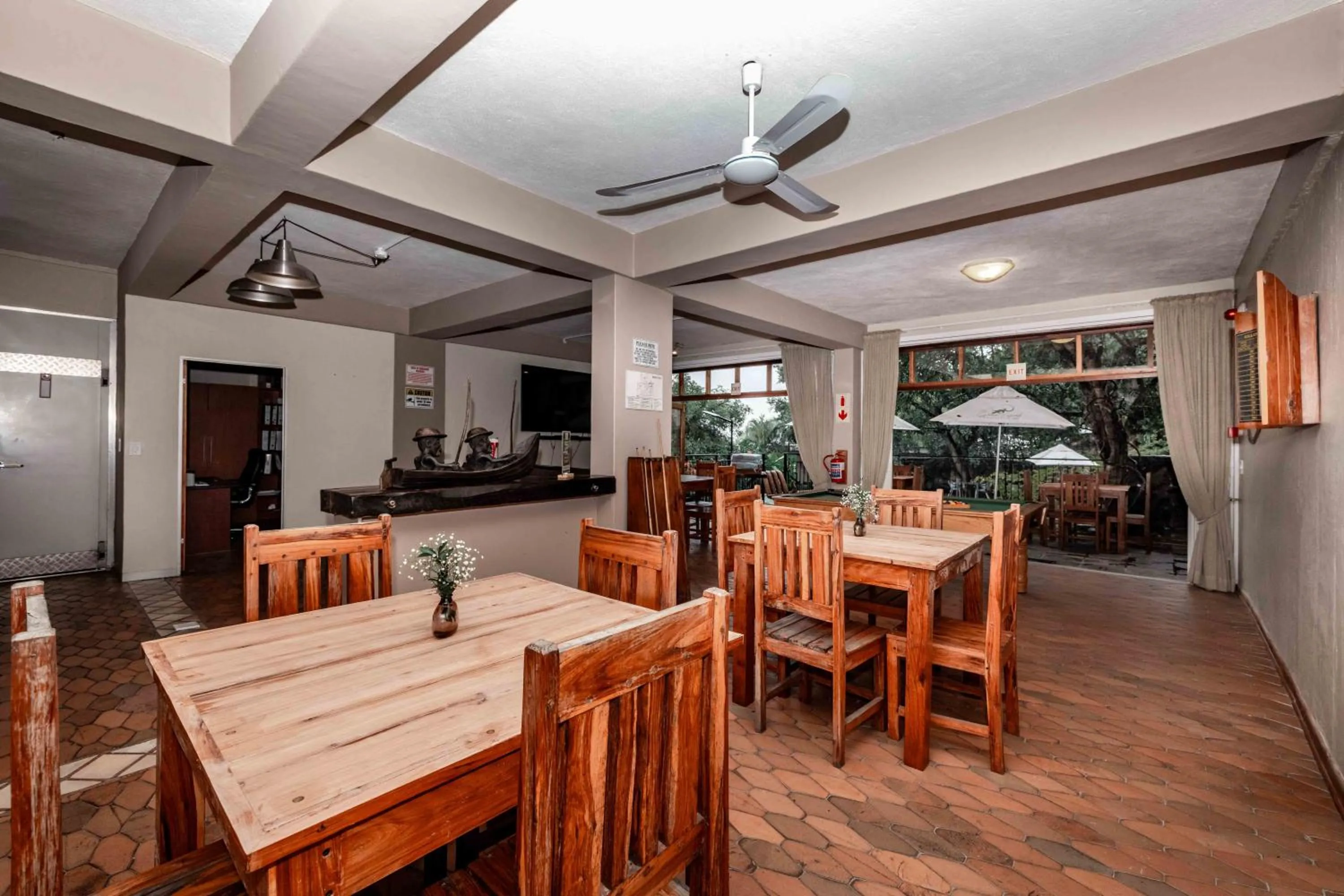 Seating area in The Green Lizard Guesthouse