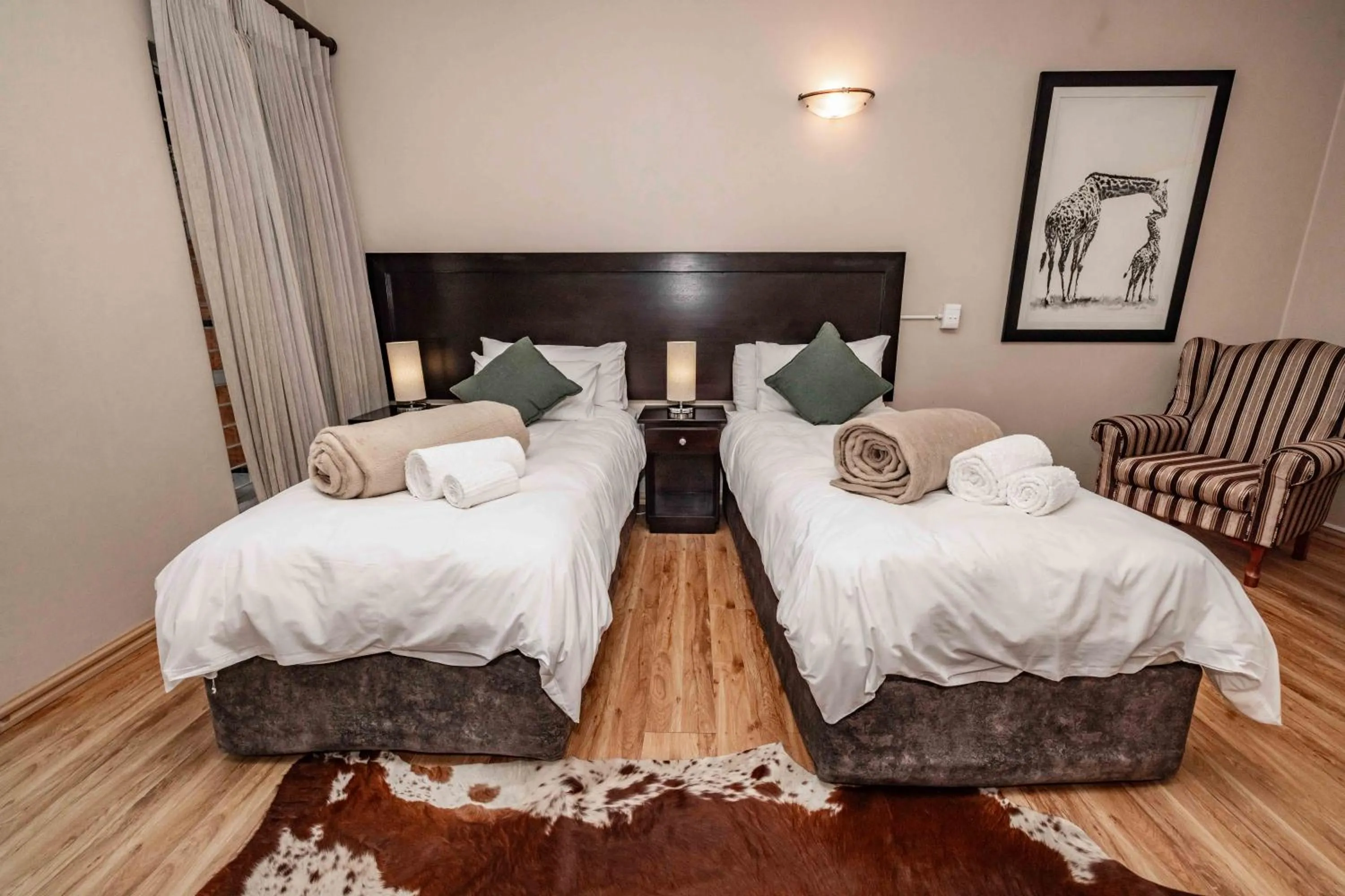 Bed in The Green Lizard Guesthouse
