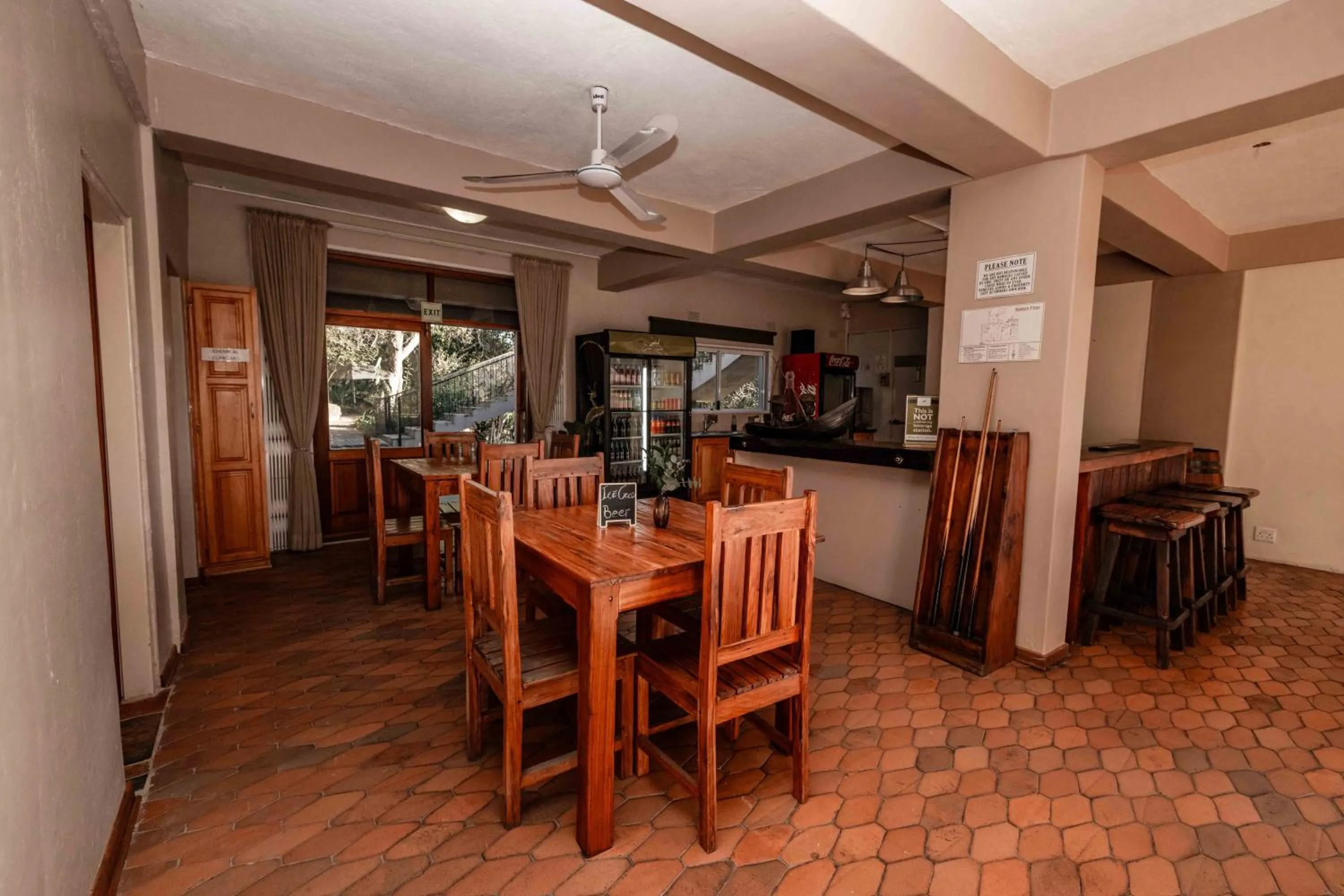 Restaurant/places to eat in The Green Lizard Guesthouse