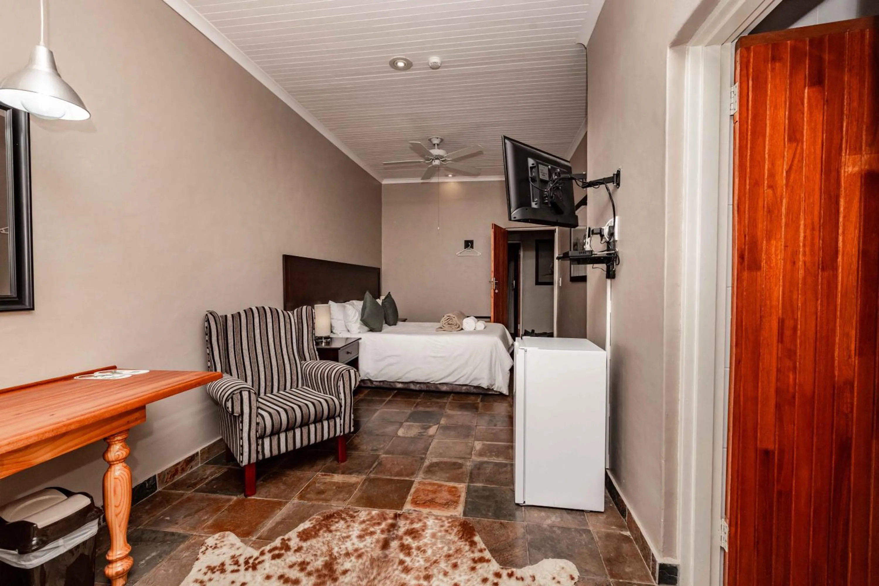 Bed in The Green Lizard Guesthouse