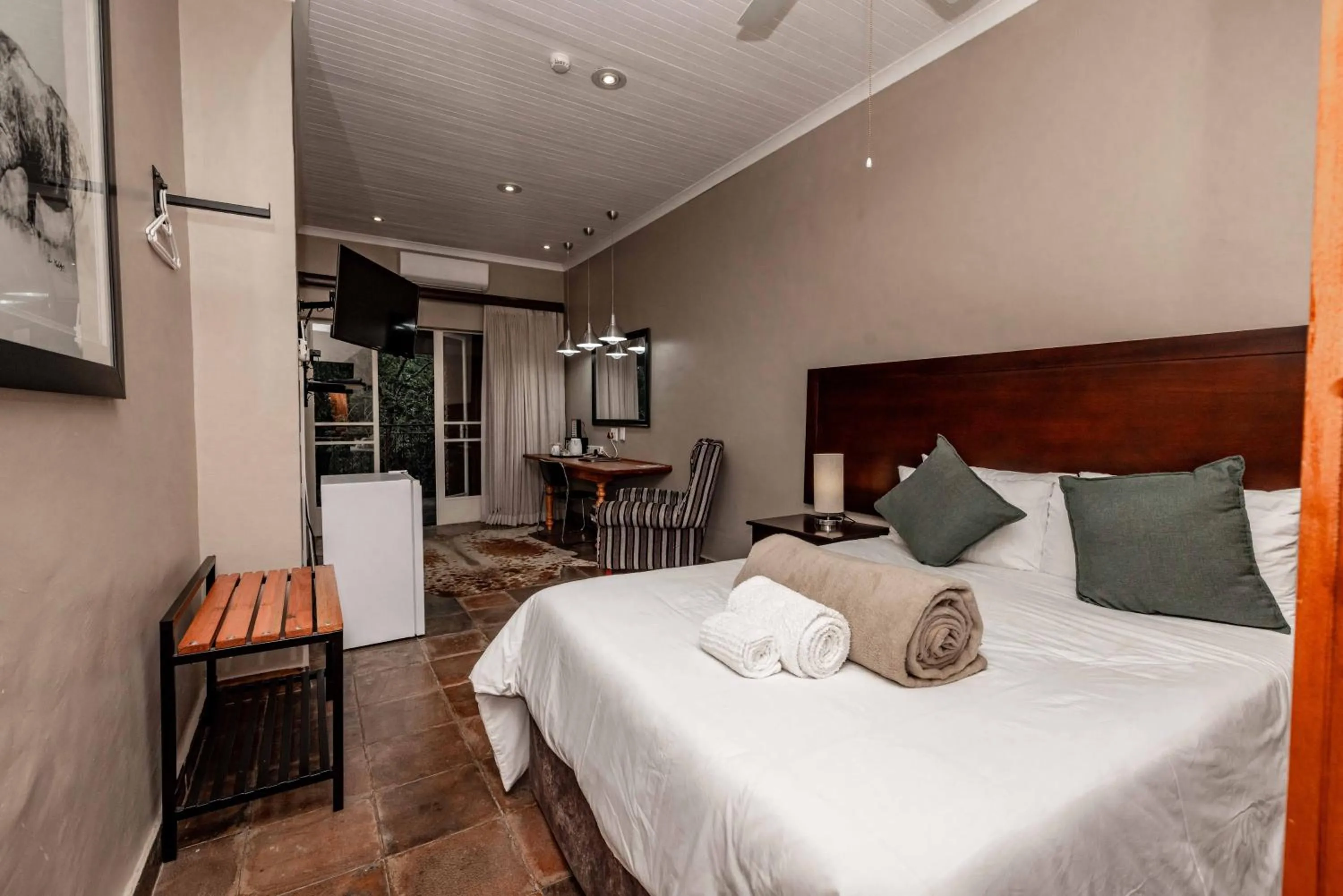 Bed in The Green Lizard Guesthouse
