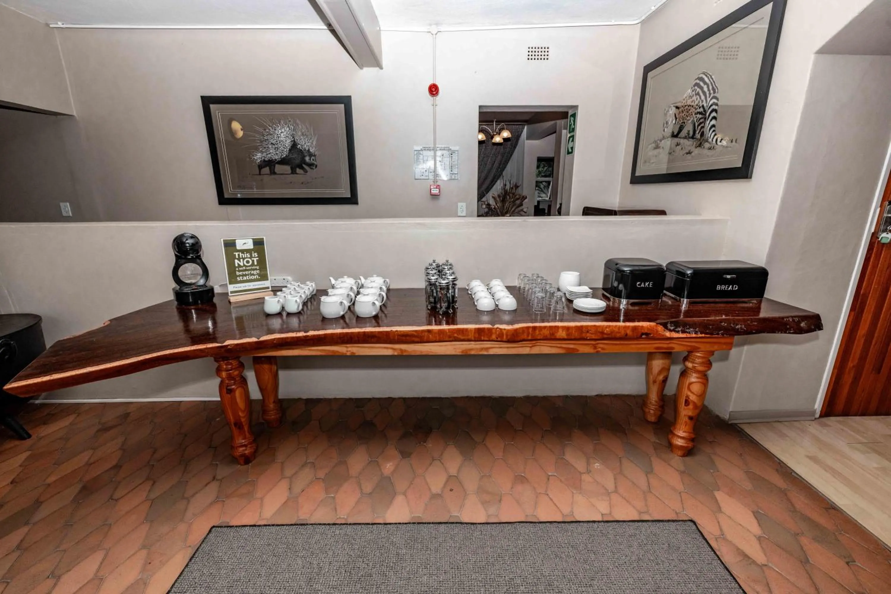 Restaurant/places to eat in The Green Lizard Guesthouse