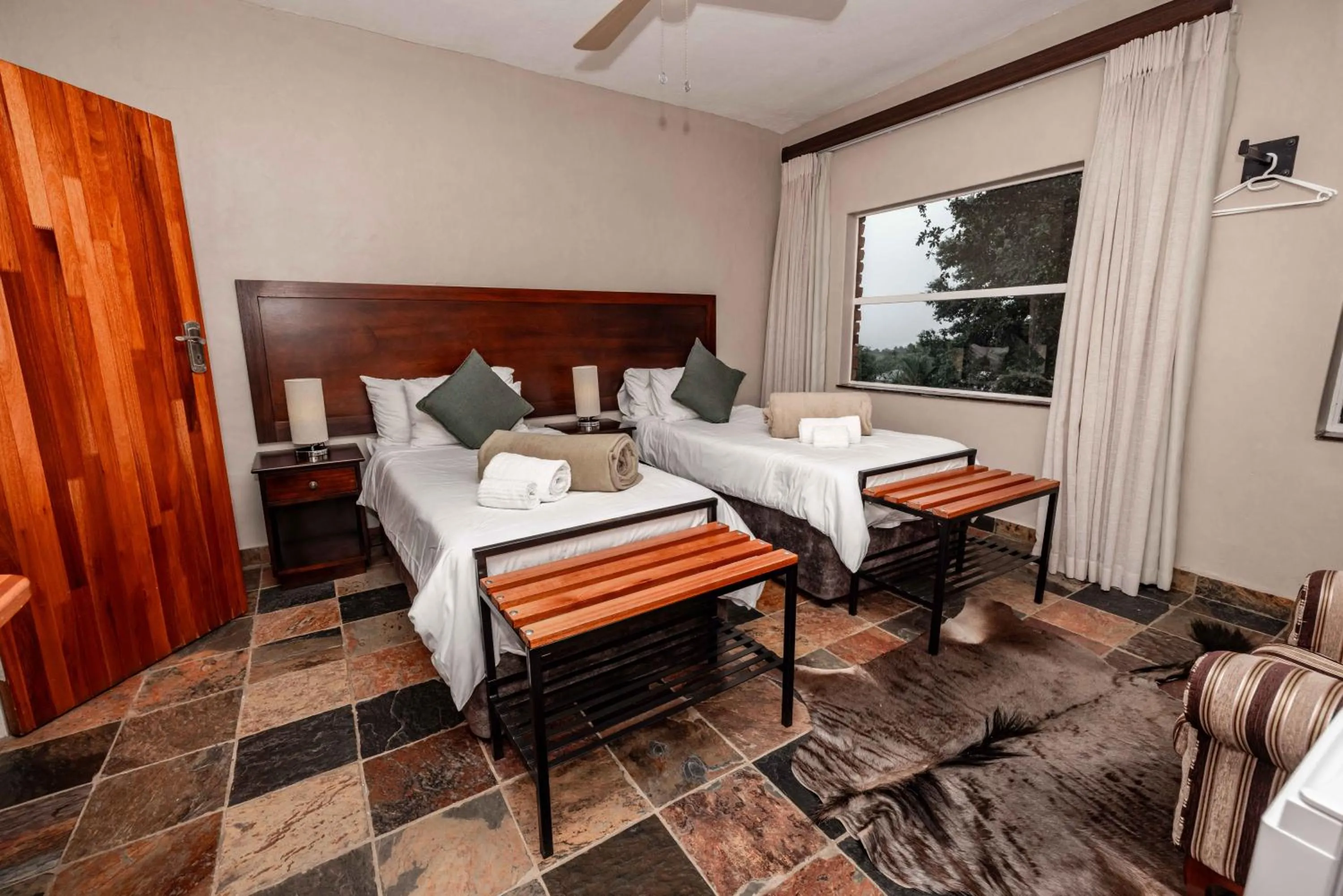 Bed in The Green Lizard Guesthouse