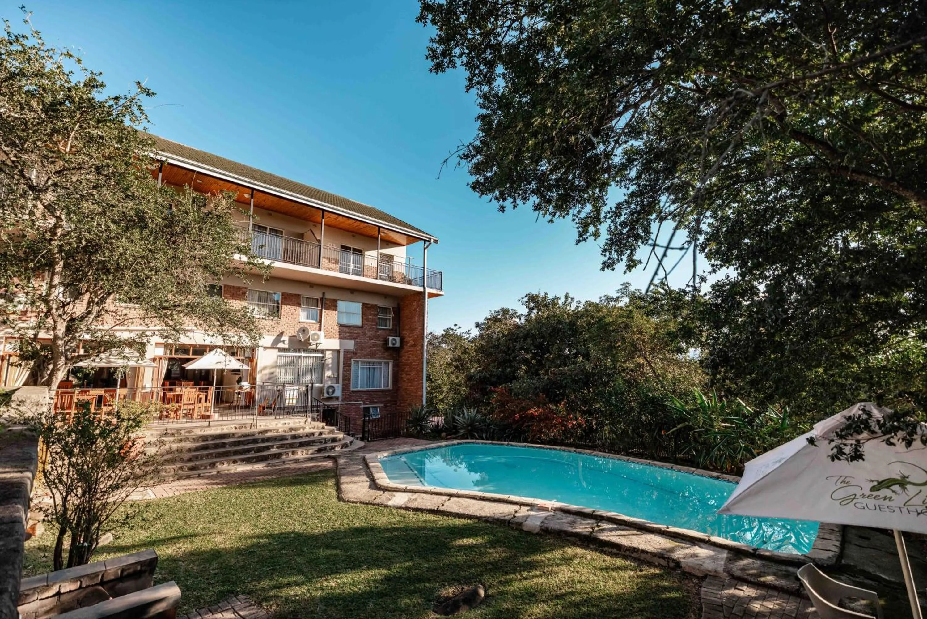 Property building in The Green Lizard Guesthouse