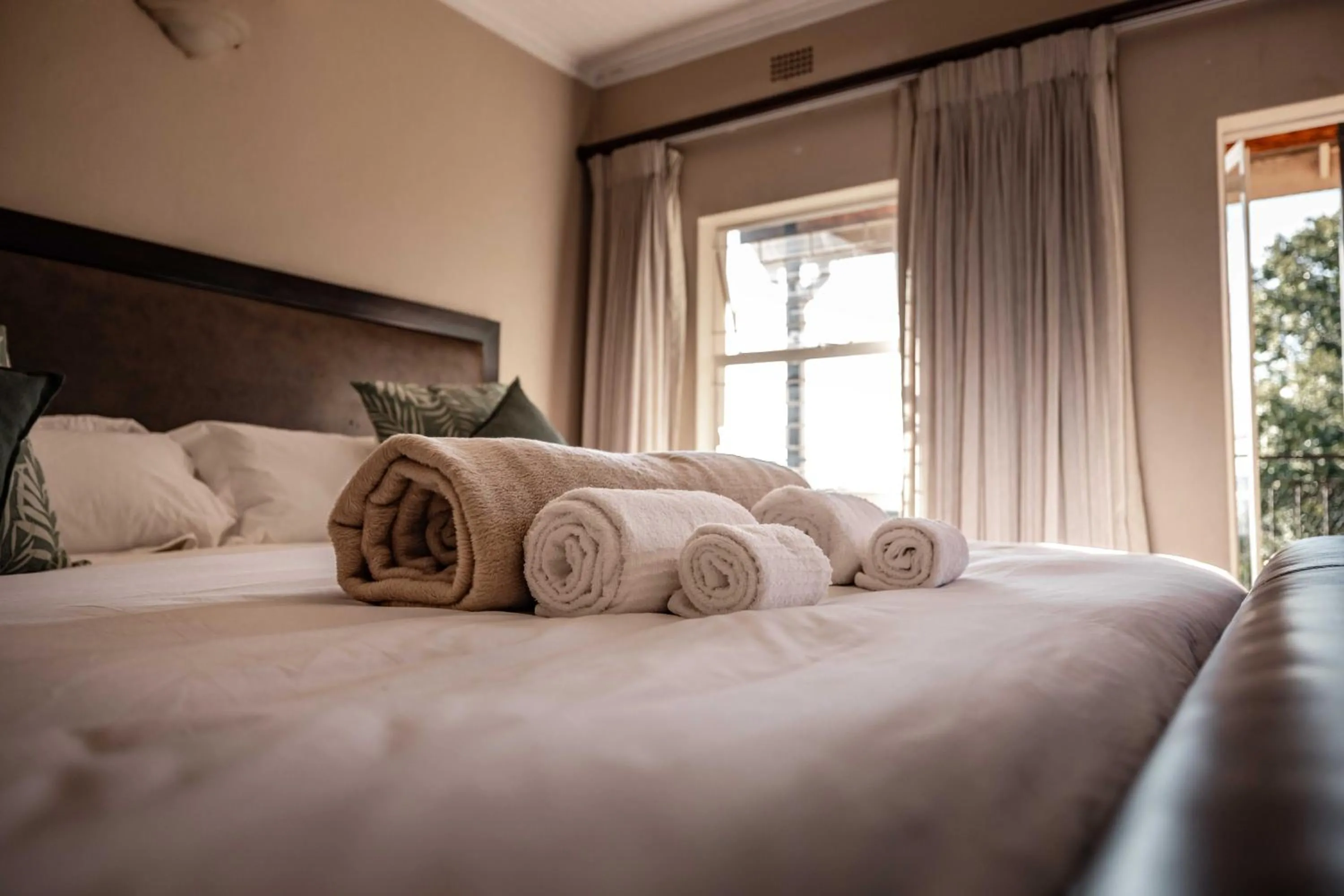 Bed in The Green Lizard Guesthouse