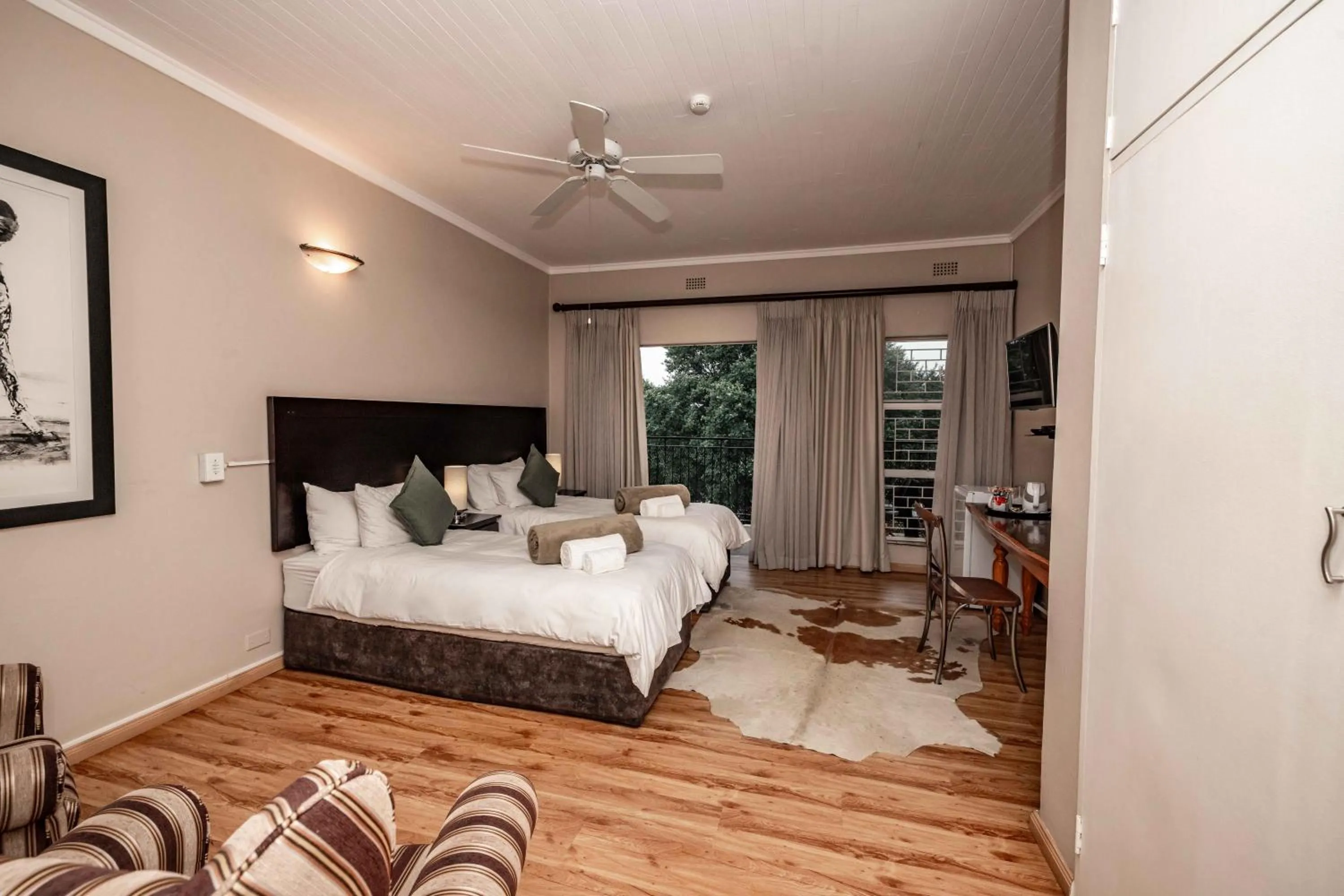 Bed in The Green Lizard Guesthouse