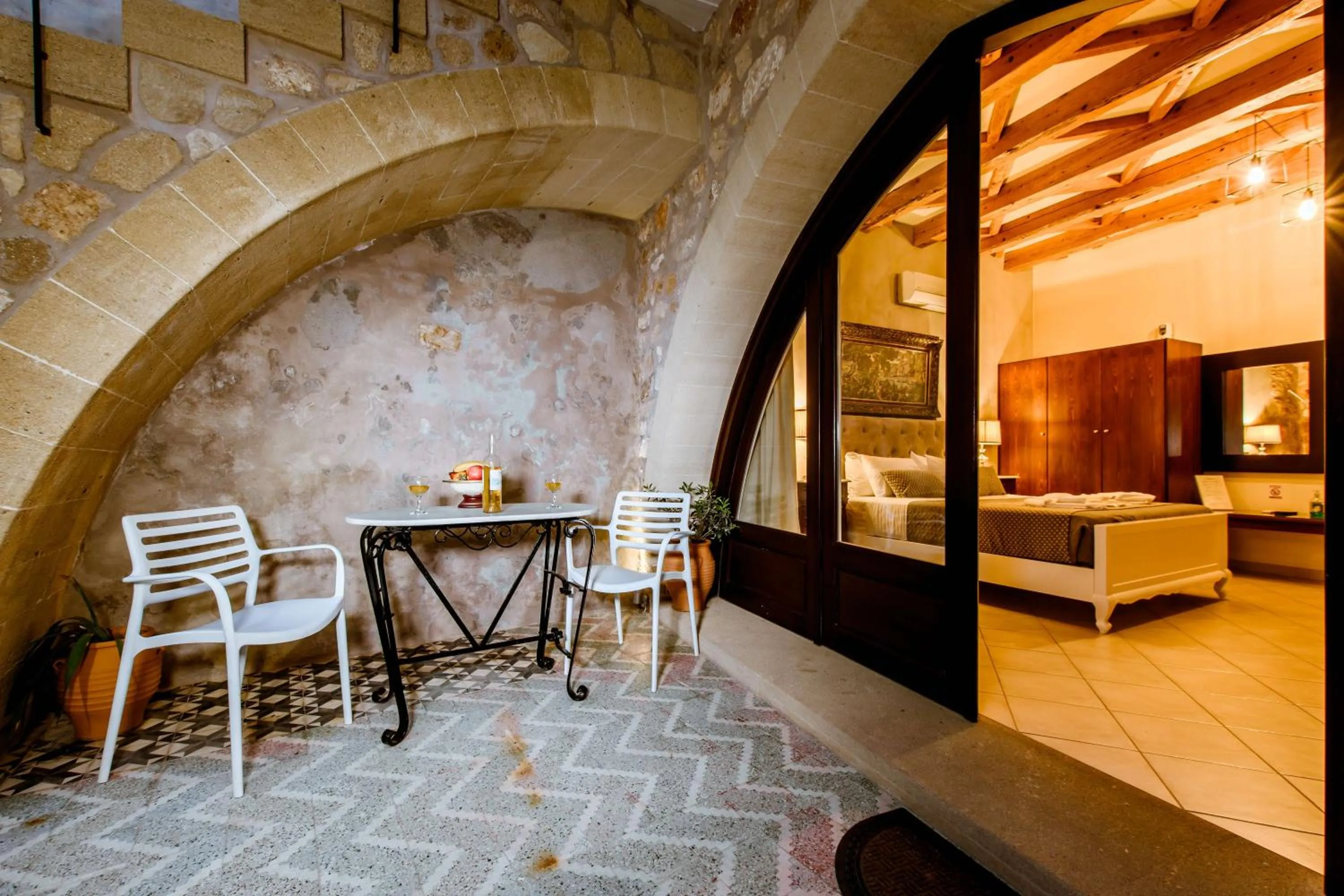 Patio in Bozzali Deluxe Hotel