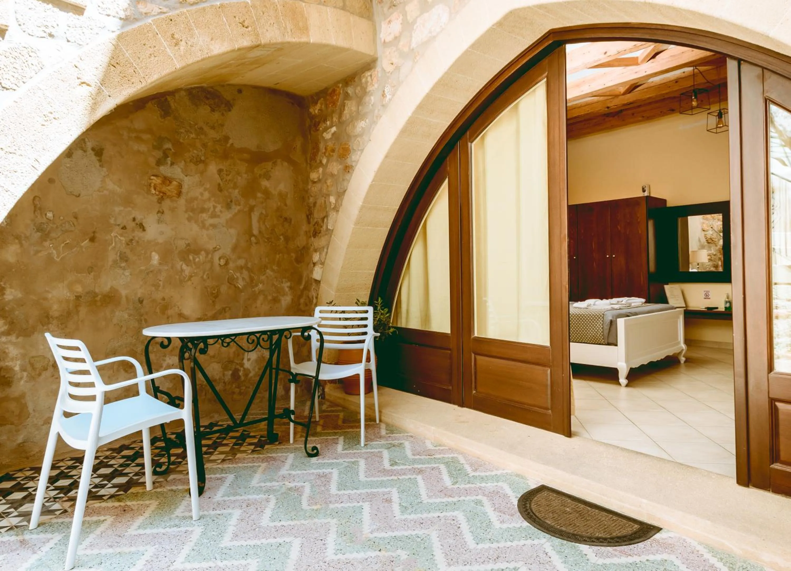 Patio in Bozzali Deluxe Hotel