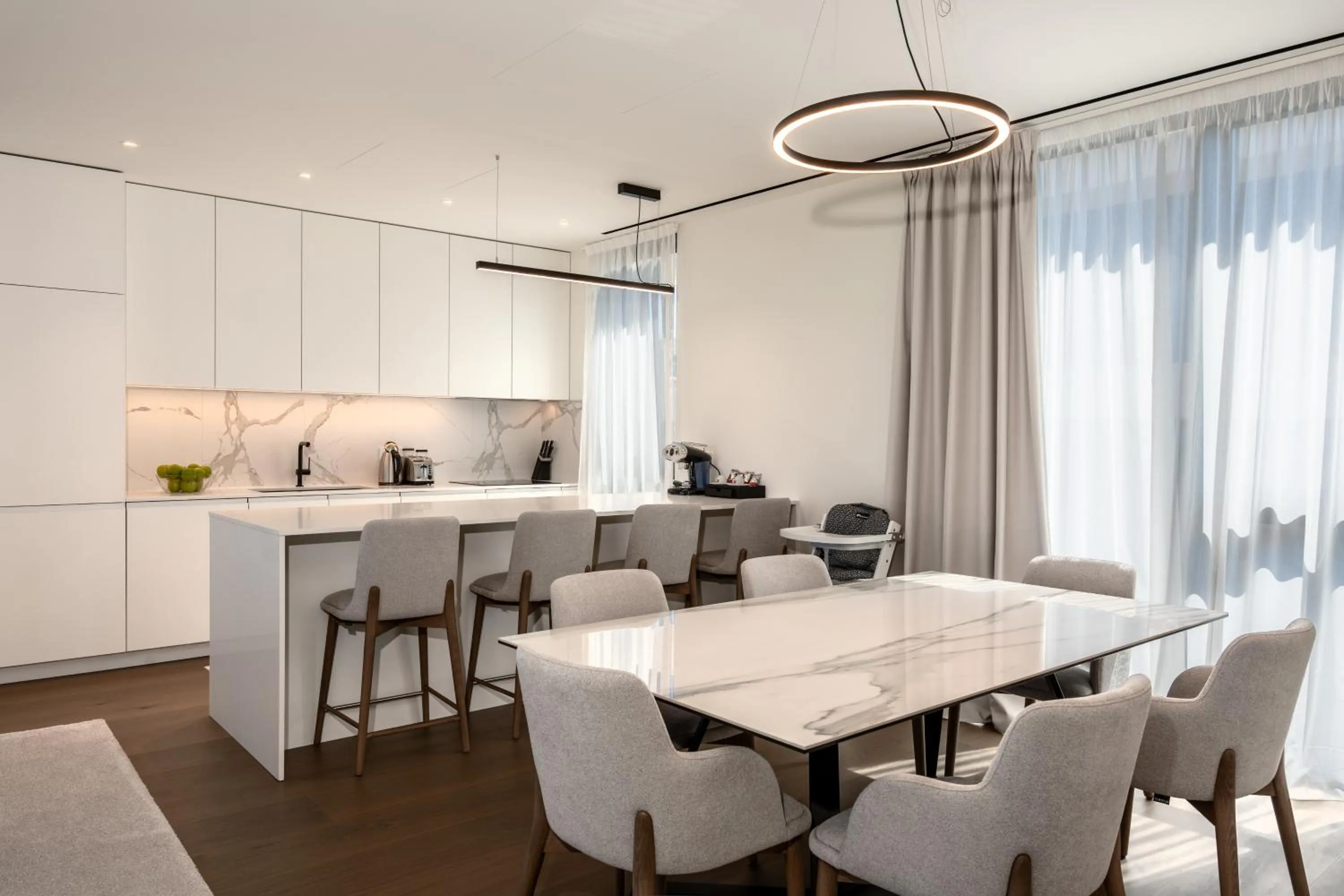 Kitchen or kitchenette in Petram Resort & Residences