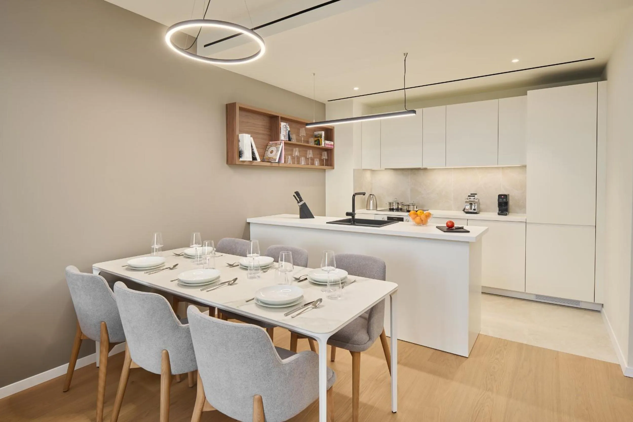 Kitchen or kitchenette in Petram Resort & Residences
