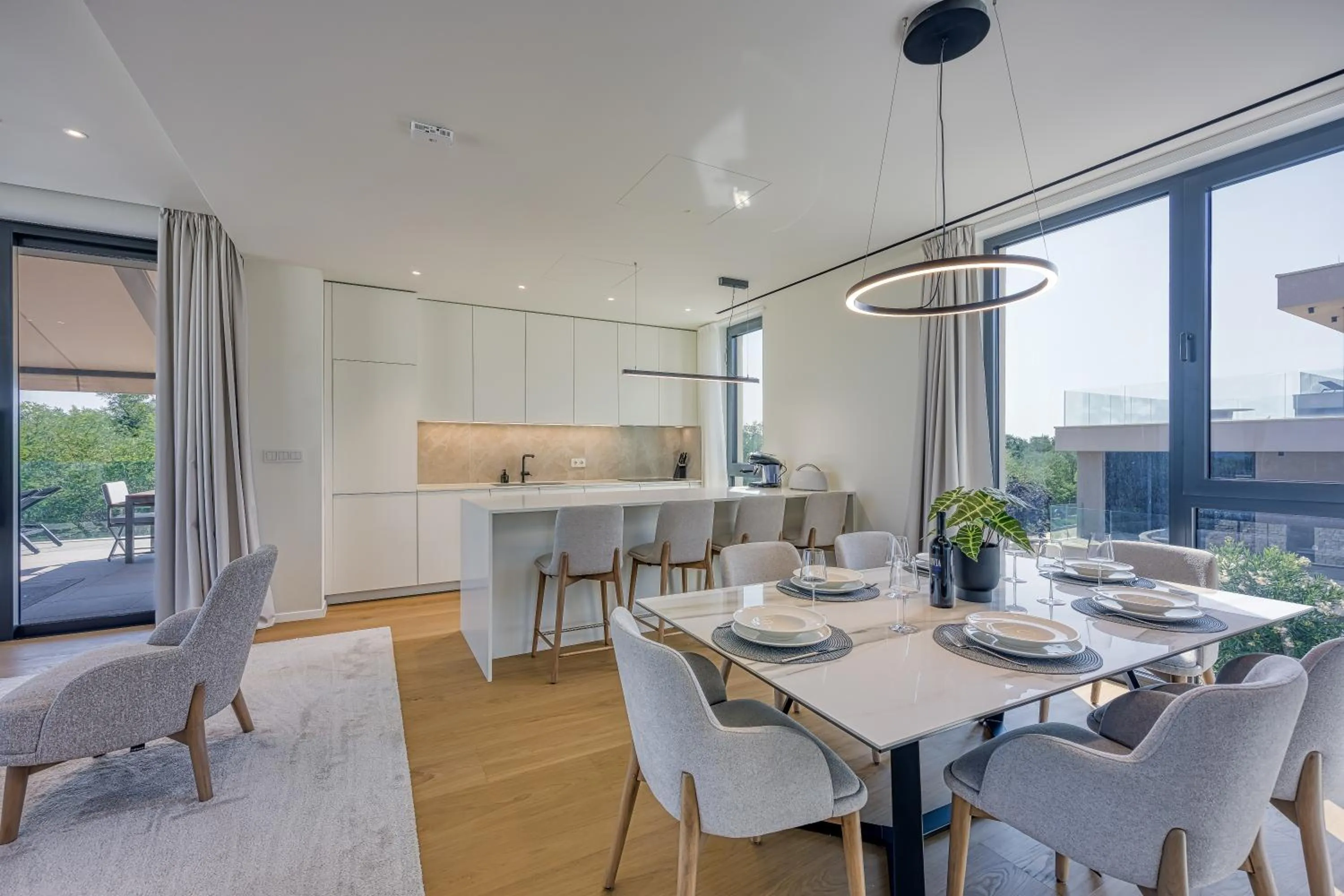 Kitchen or kitchenette in Petram Resort & Residences