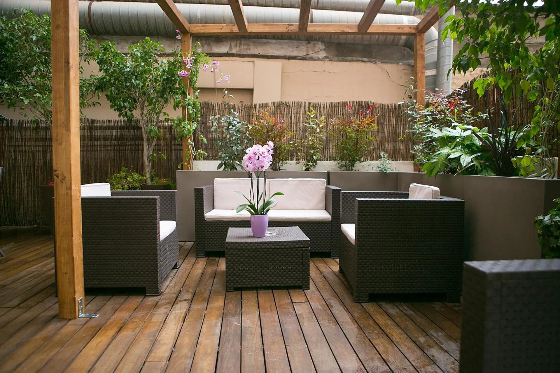 Patio in Blanc Guest House