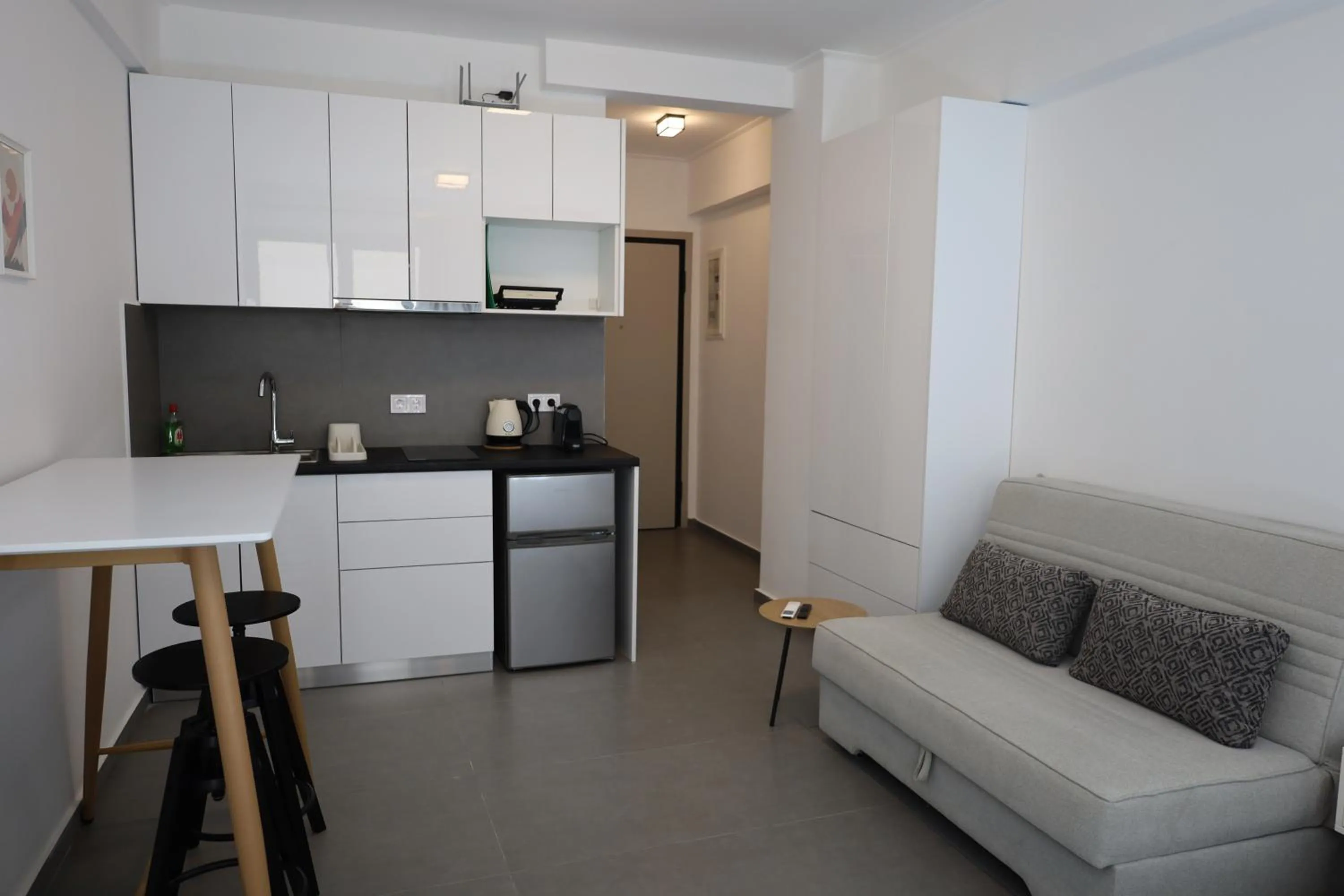 Kitchen or kitchenette in Synathens II - Apartments & Studios