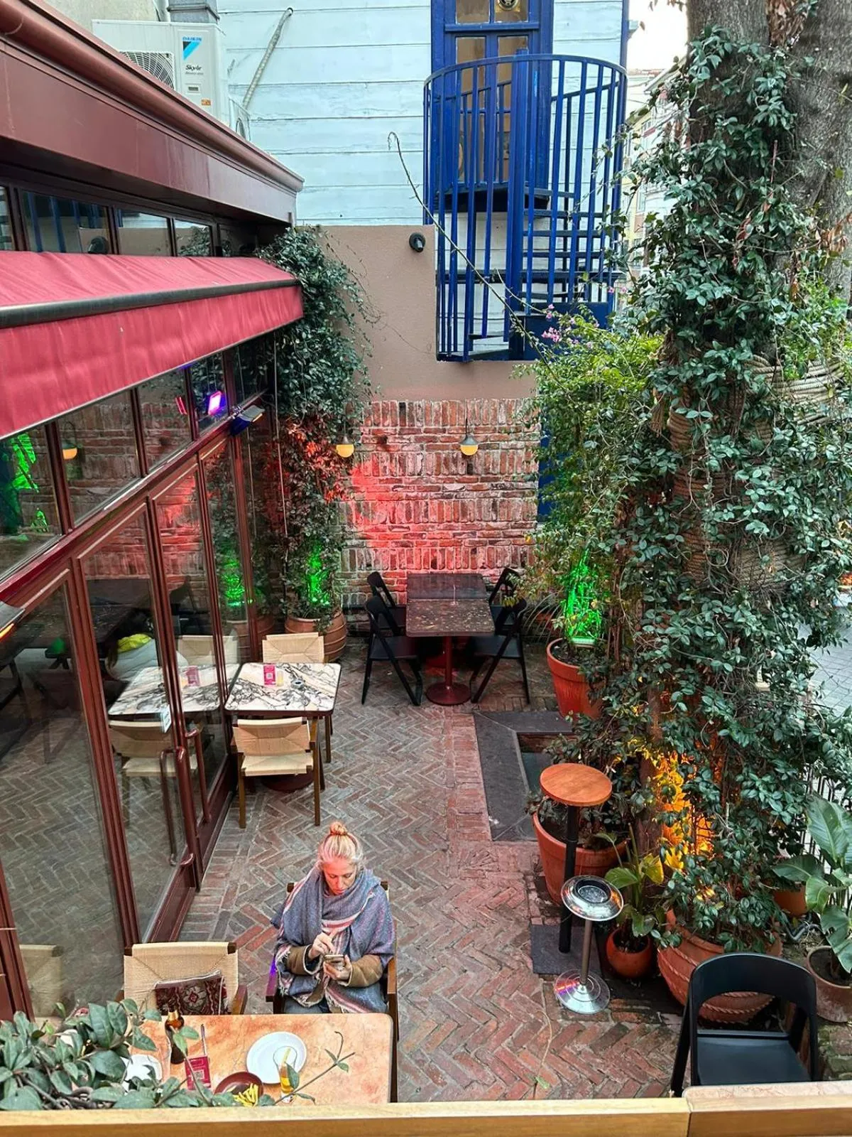 Garden in BKM Mutfak Hostel