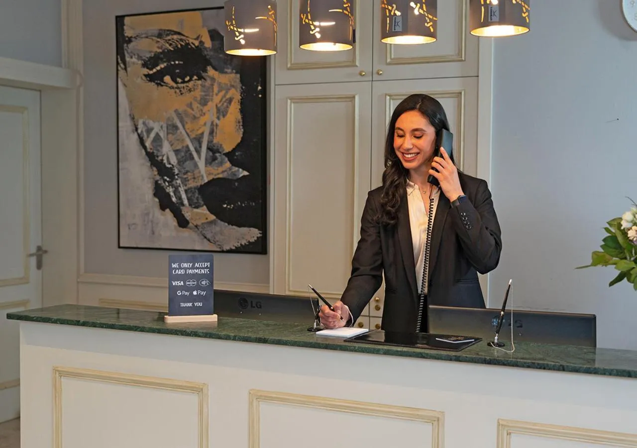 Lobby or reception in Hotel Am Brinkerplatz