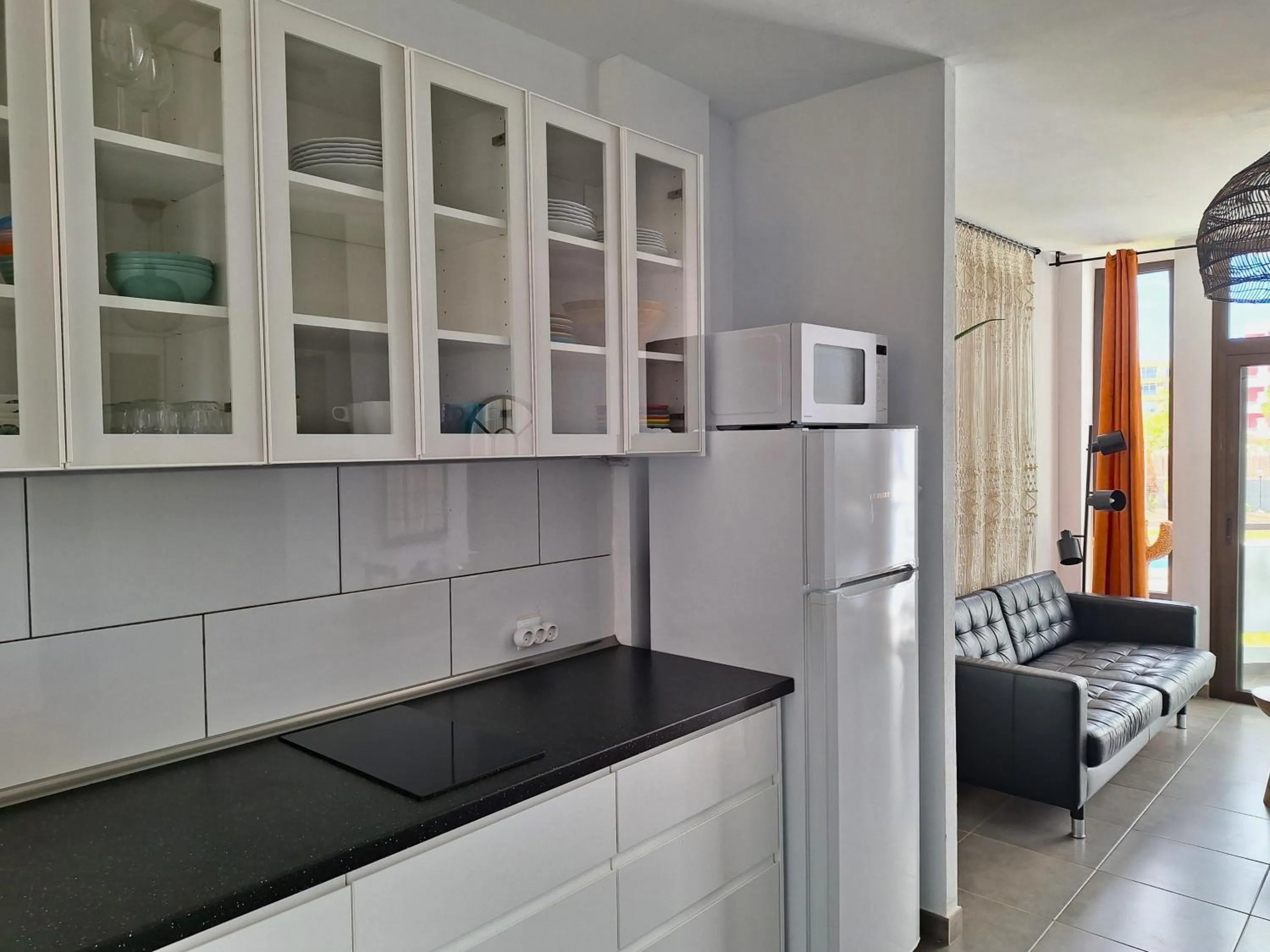 Kitchen or kitchenette in Stylish 2-Bedroom Apartment Yumbo
