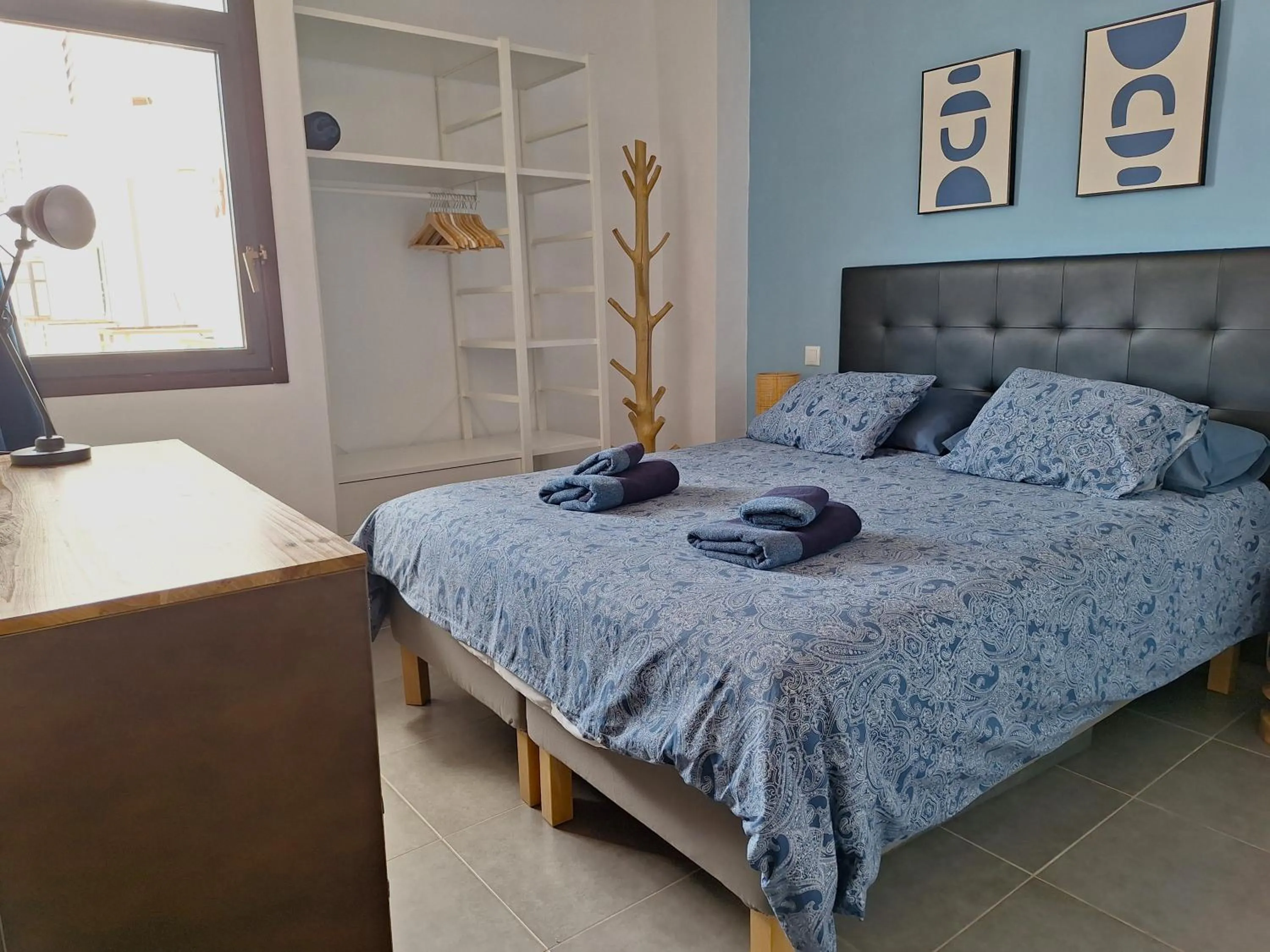 Bed in Stylish 2-Bedroom Apartment Yumbo
