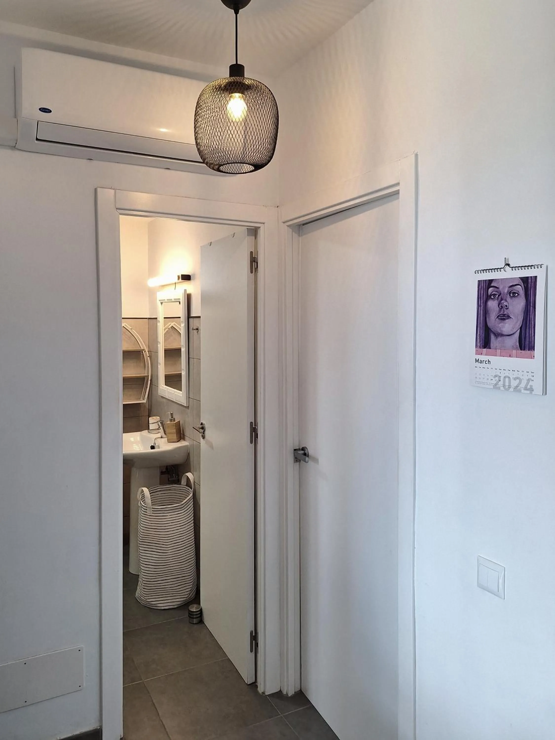 air conditioner in Stylish 2-Bedroom Apartment Yumbo
