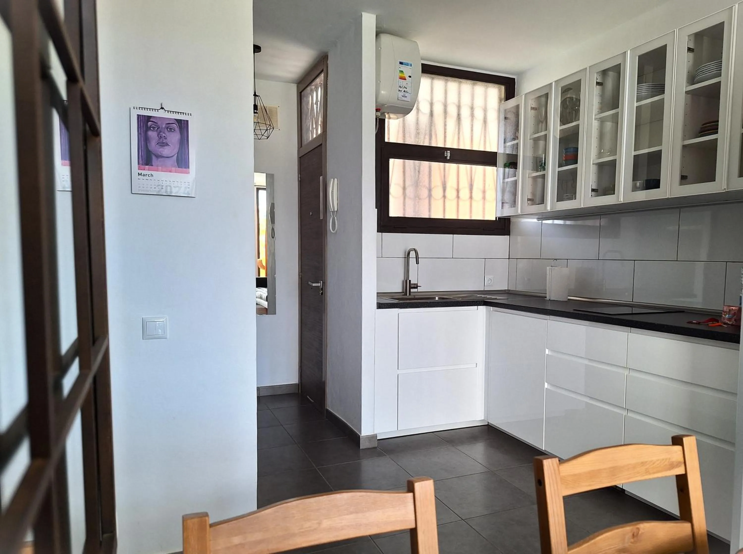 Kitchen or kitchenette in Stylish 2-Bedroom Apartment Yumbo