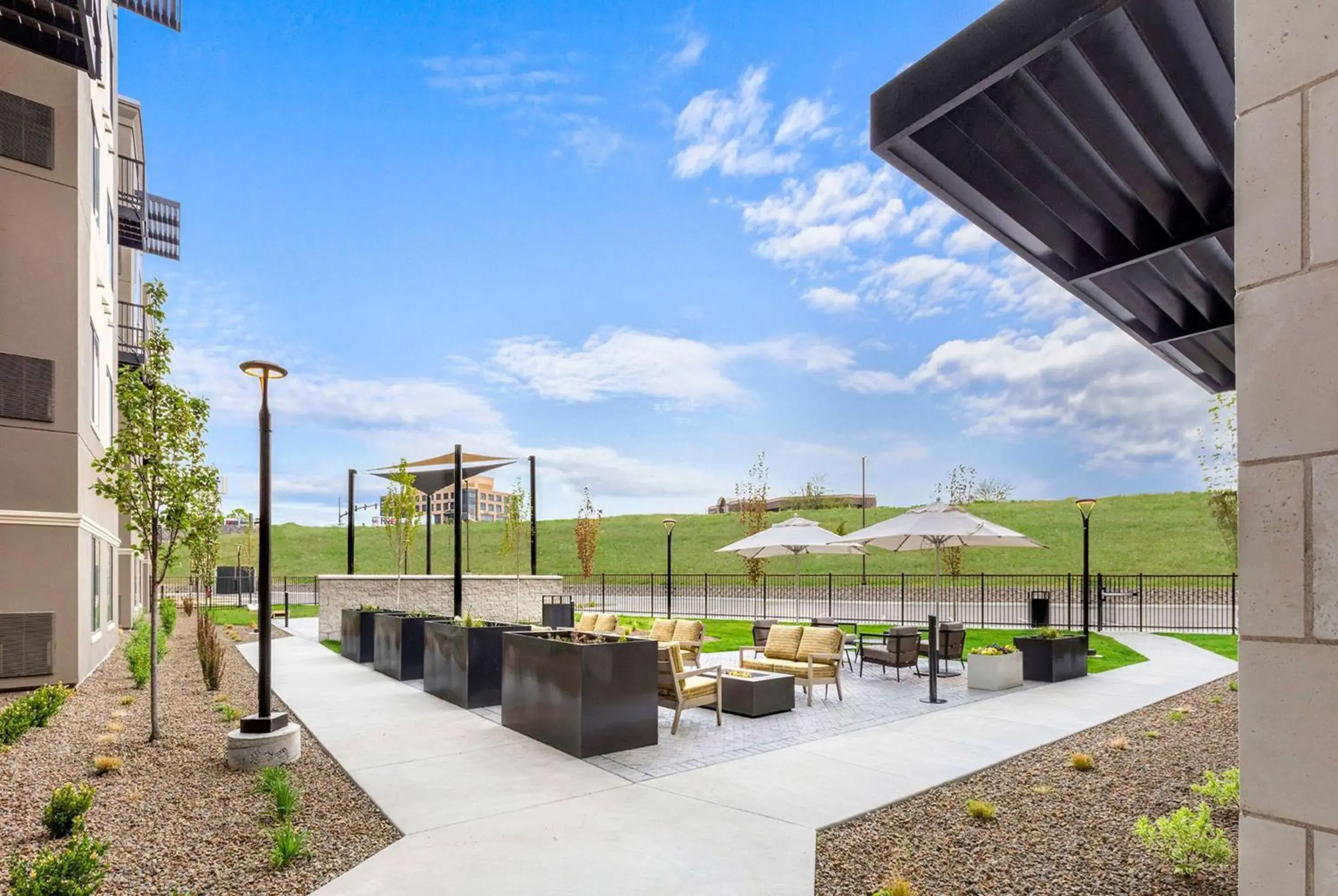 Inner courtyard view in WaterWalk Extended Stay by Wyndham Boise Meridian Inner courtyard view in WaterWalk Extended Stay by Wyndham Boise Meridian
