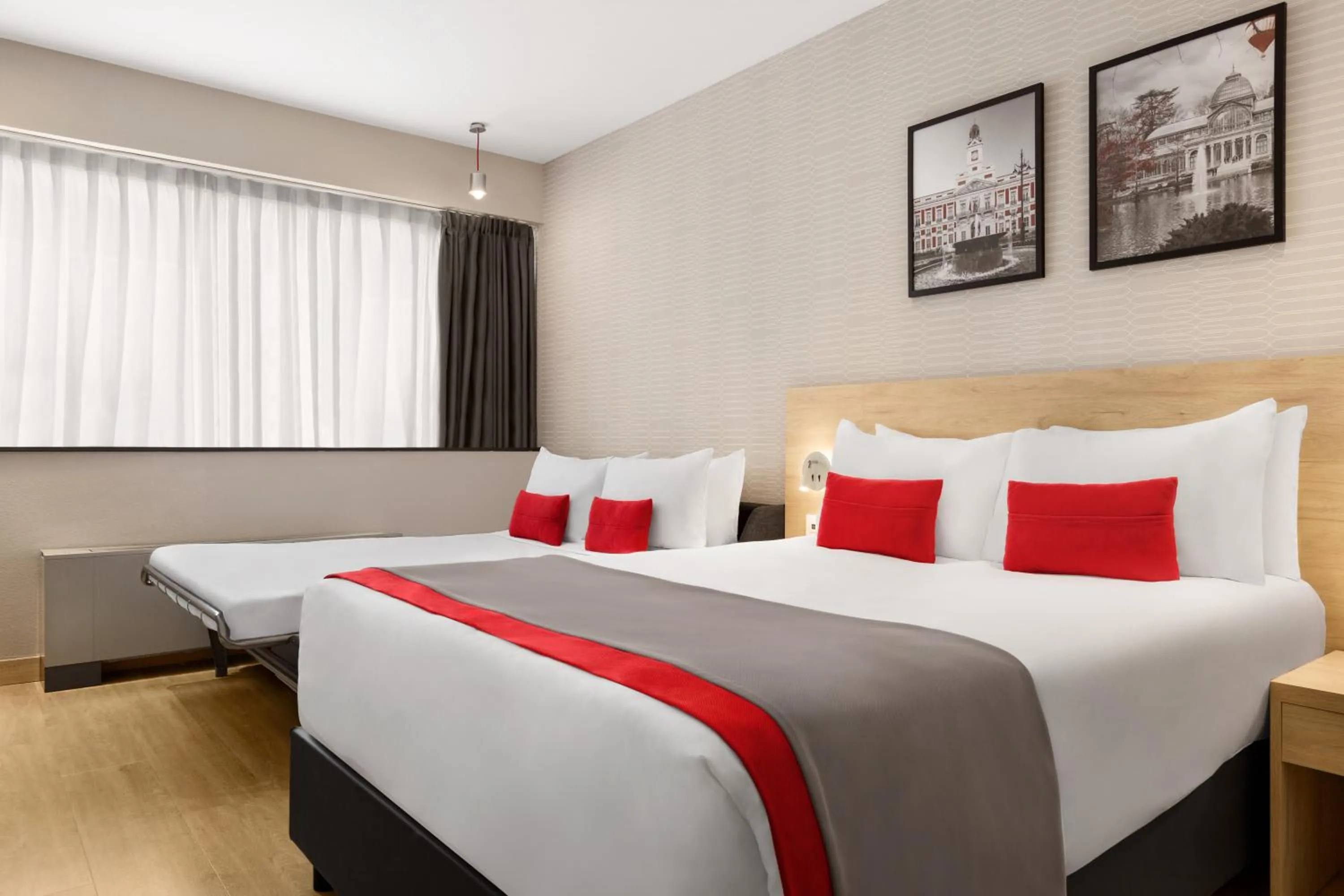 Bed in Ramada by Wyndham Madrid Tres Cantos