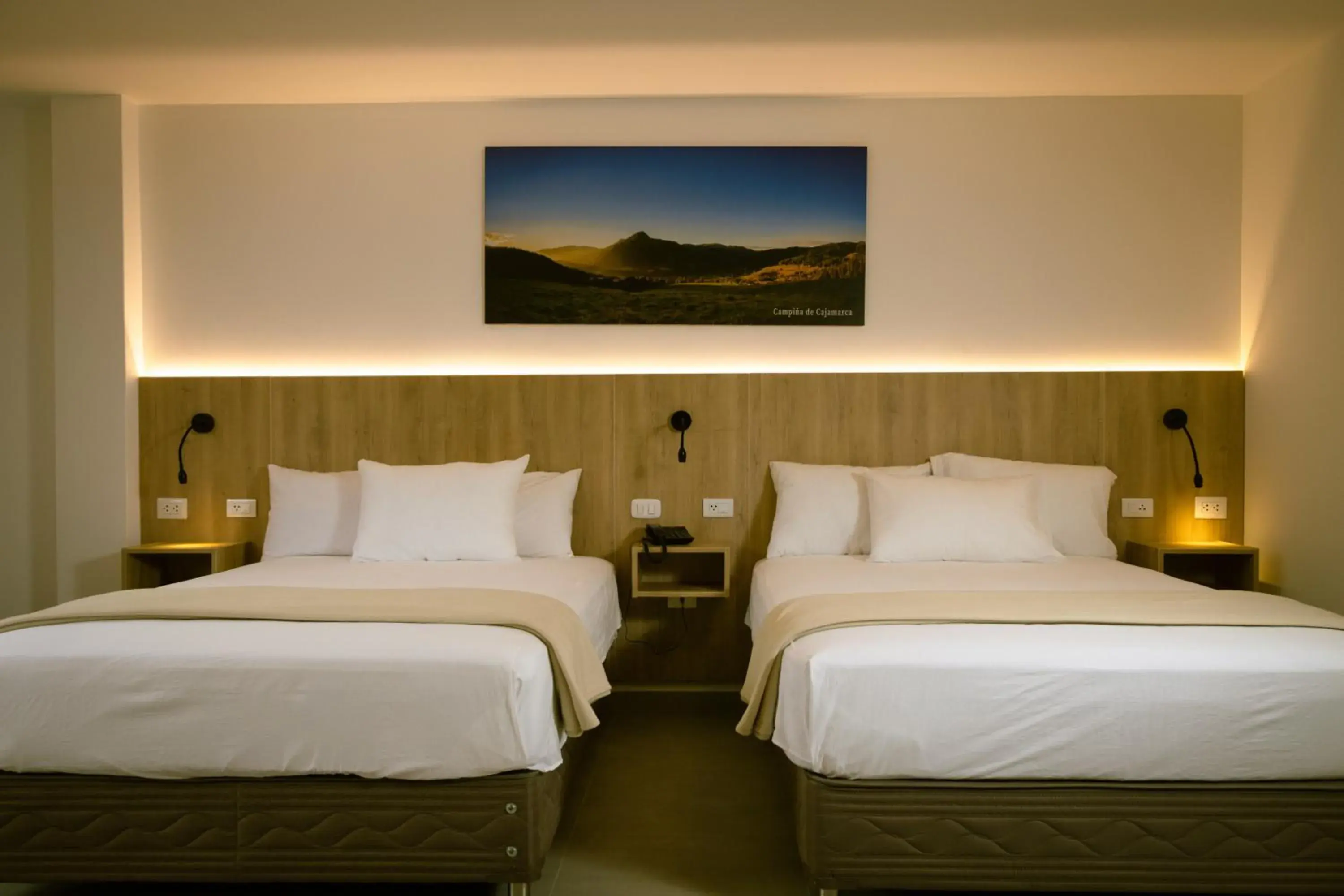 Deluxe Queen Room with Two Queen Beds - single occupancy in Baños del Inca Premium Hotel Deluxe Queen Room with Two Queen Beds - single occupancy in Baños del Inca Premium Hotel