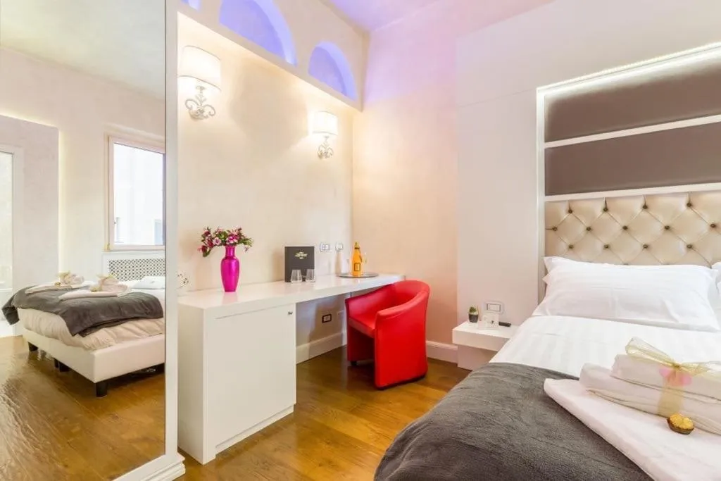 Bed in Piazza Venezia Luxury Suite